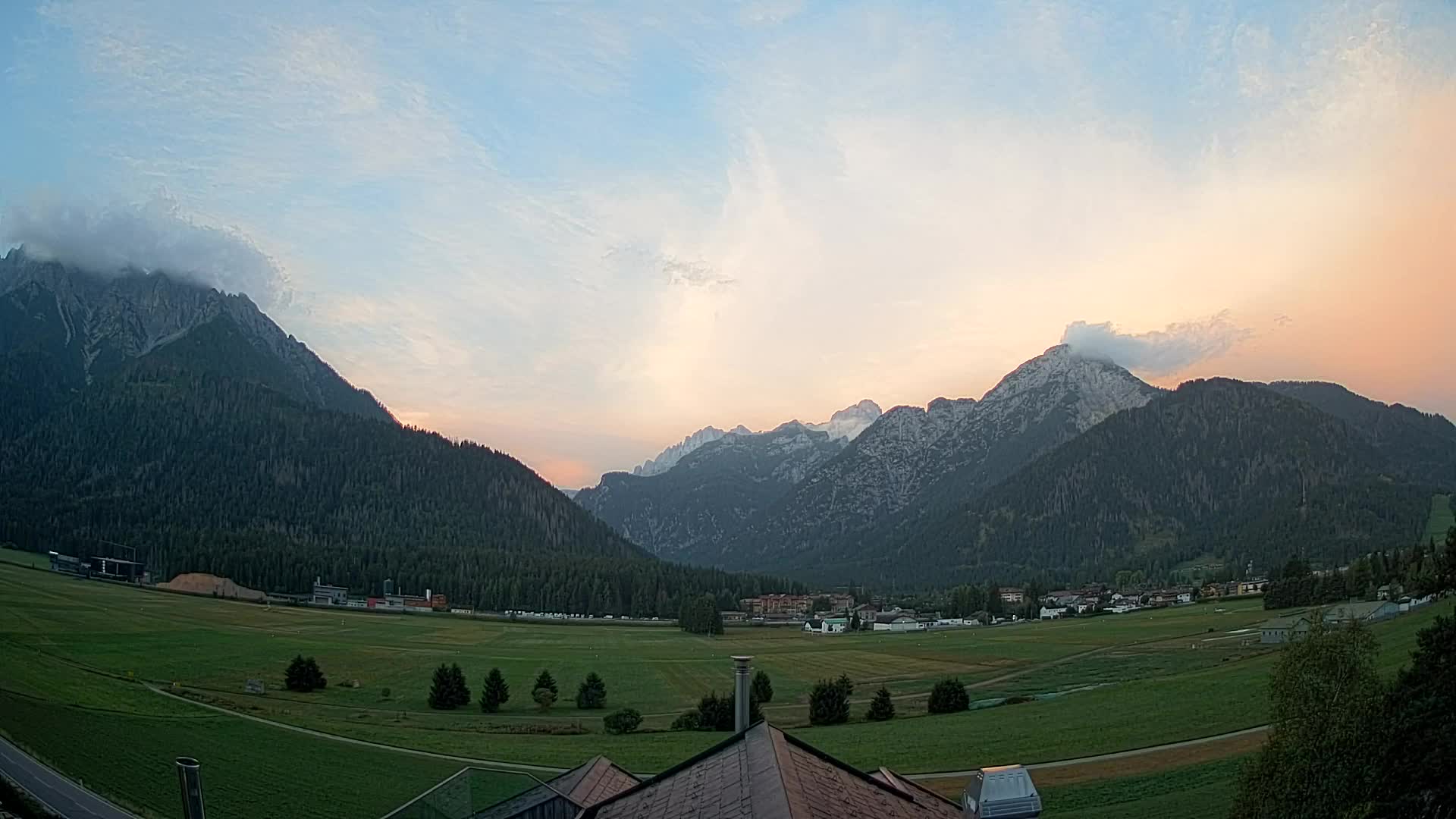 Webcam Toblach Dolomiten – Blick vom Hotel Rosengarten