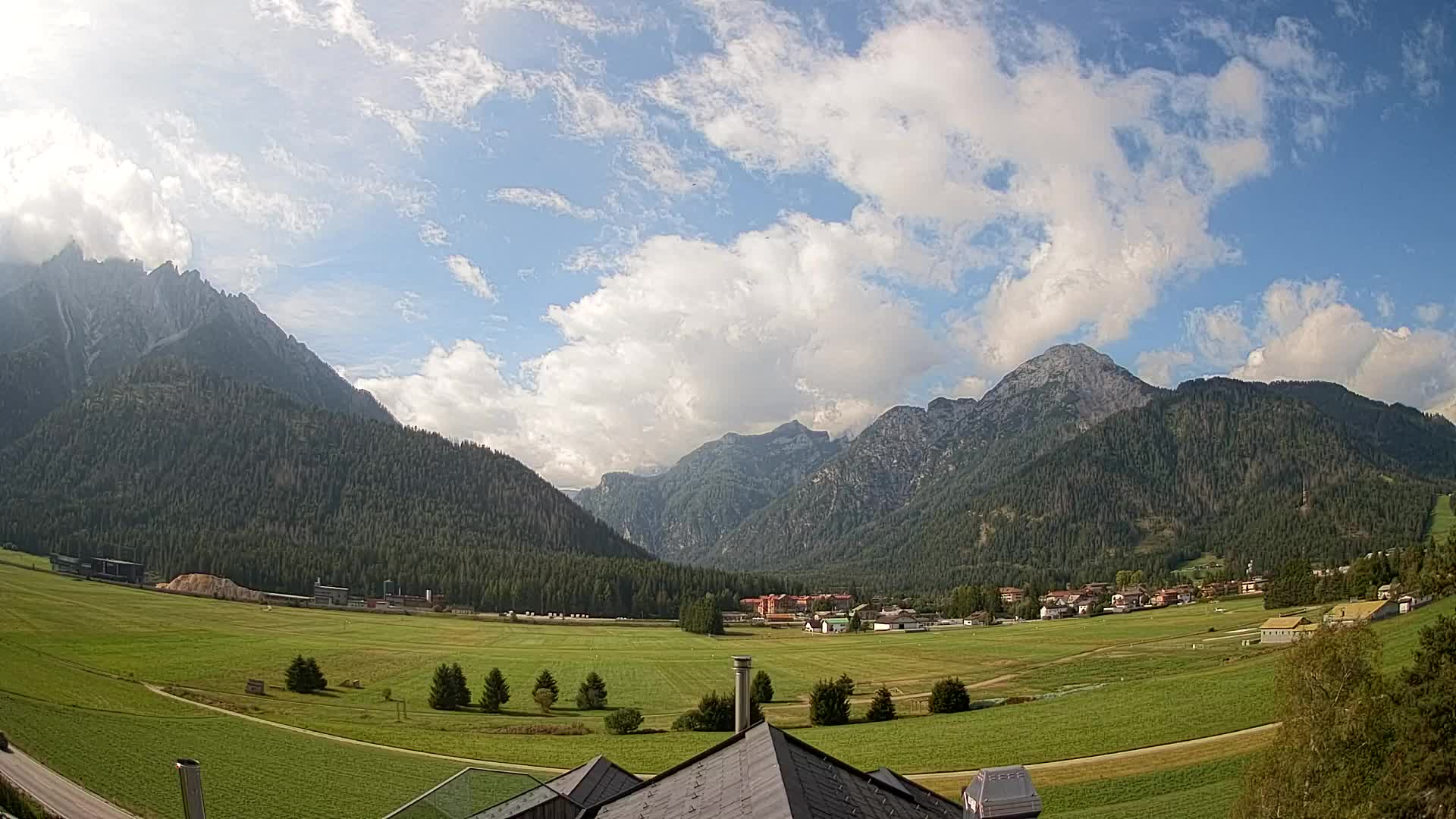 Webcam Toblach Dolomites – Vue depuis l’Hôtel Rosengarten