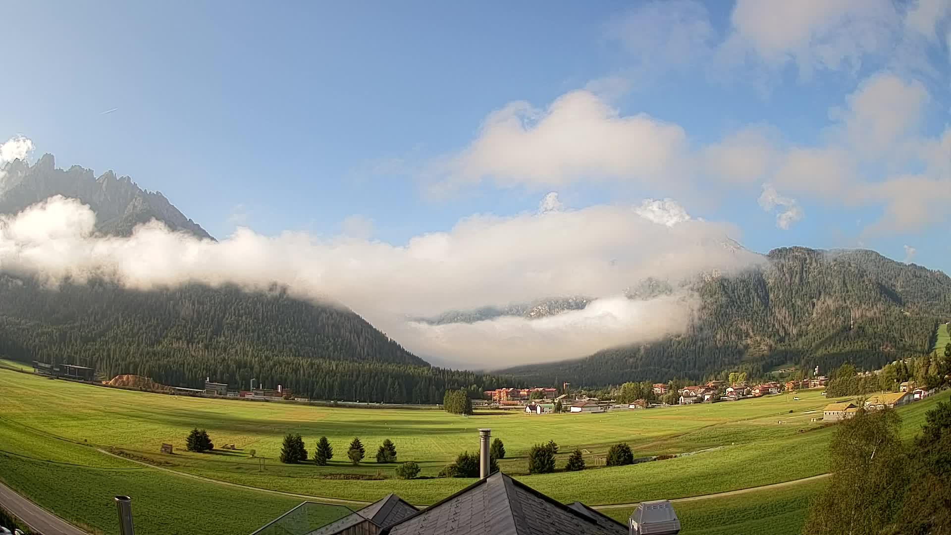 Webcam Toblach Dolomitas – Vista desde el Hotel Rosengarten