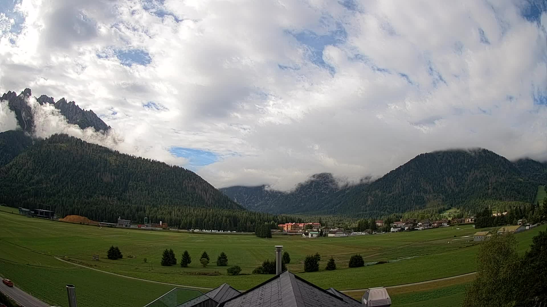 Webcam Toblach Dolomitas – Vista desde el Hotel Rosengarten