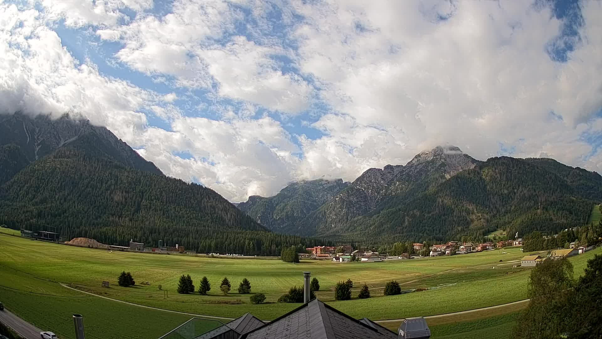 Webcam Toblach Dolomiten – Blick vom Hotel Rosengarten