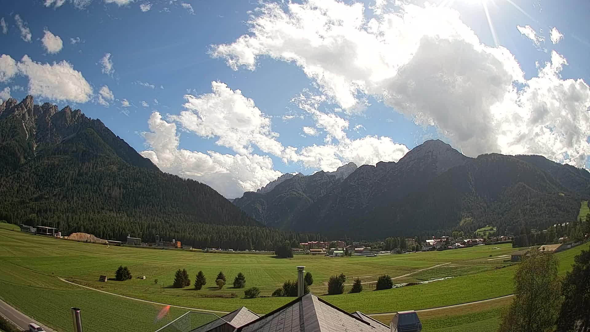 Webcam Toblach Dolomites – Vue depuis l’Hôtel Rosengarten