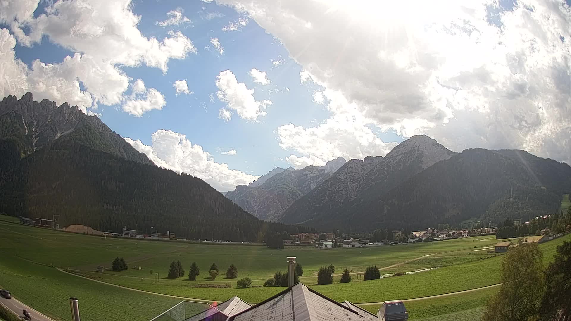 Webcam Toblach Dolomites – Vue depuis l’Hôtel Rosengarten
