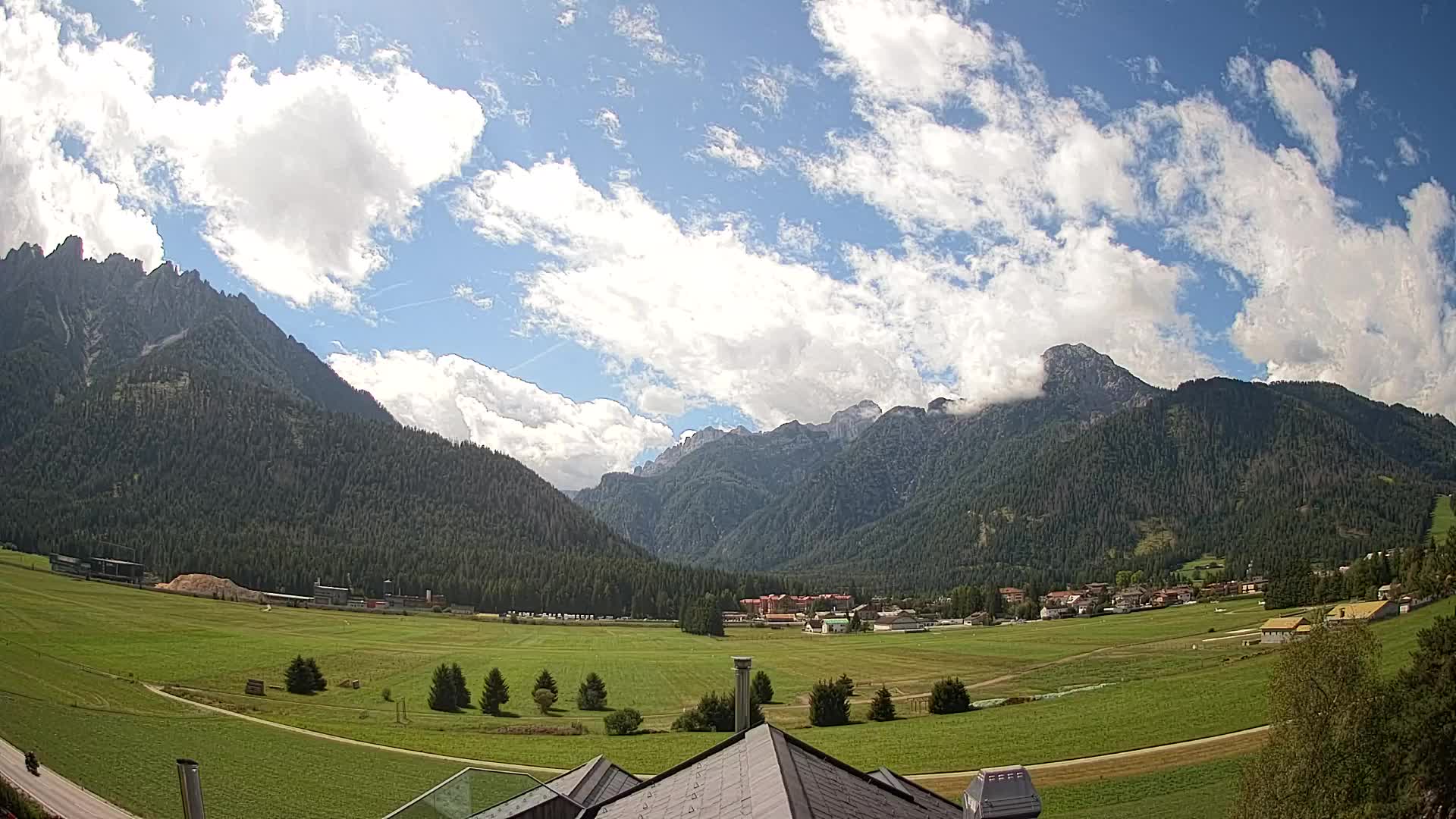 Webcam Toblach Dolomites – Vue depuis l’Hôtel Rosengarten