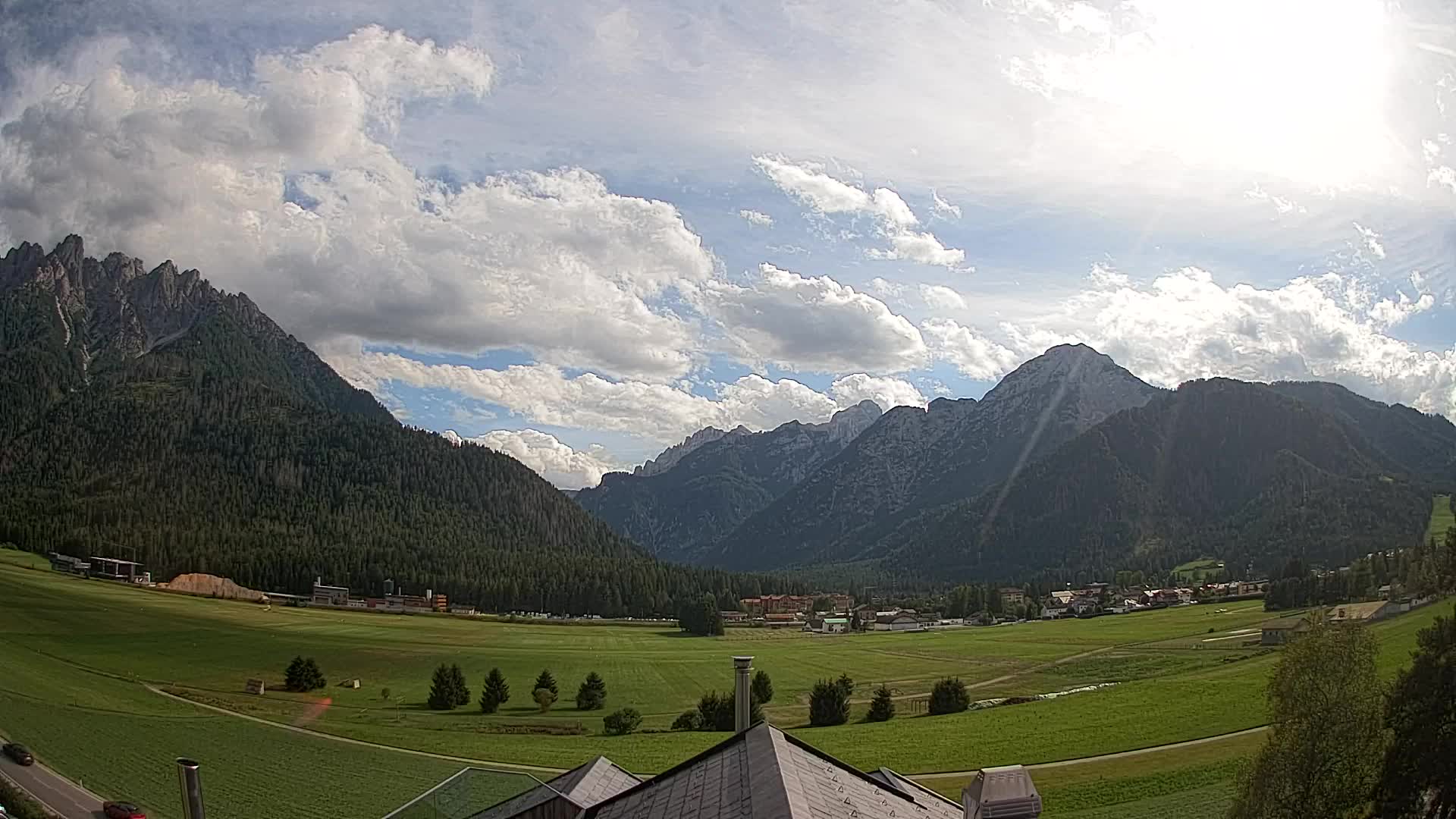 Webcam Toblach Dolomiten – Blick vom Hotel Rosengarten