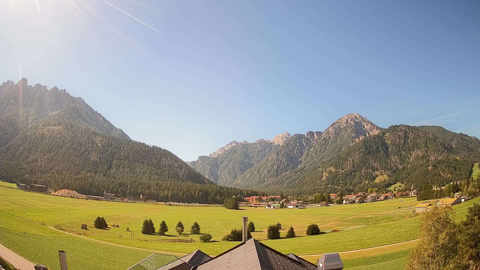 Webcam Toblach Dolomiten – Blick vom Hotel Rosengarten