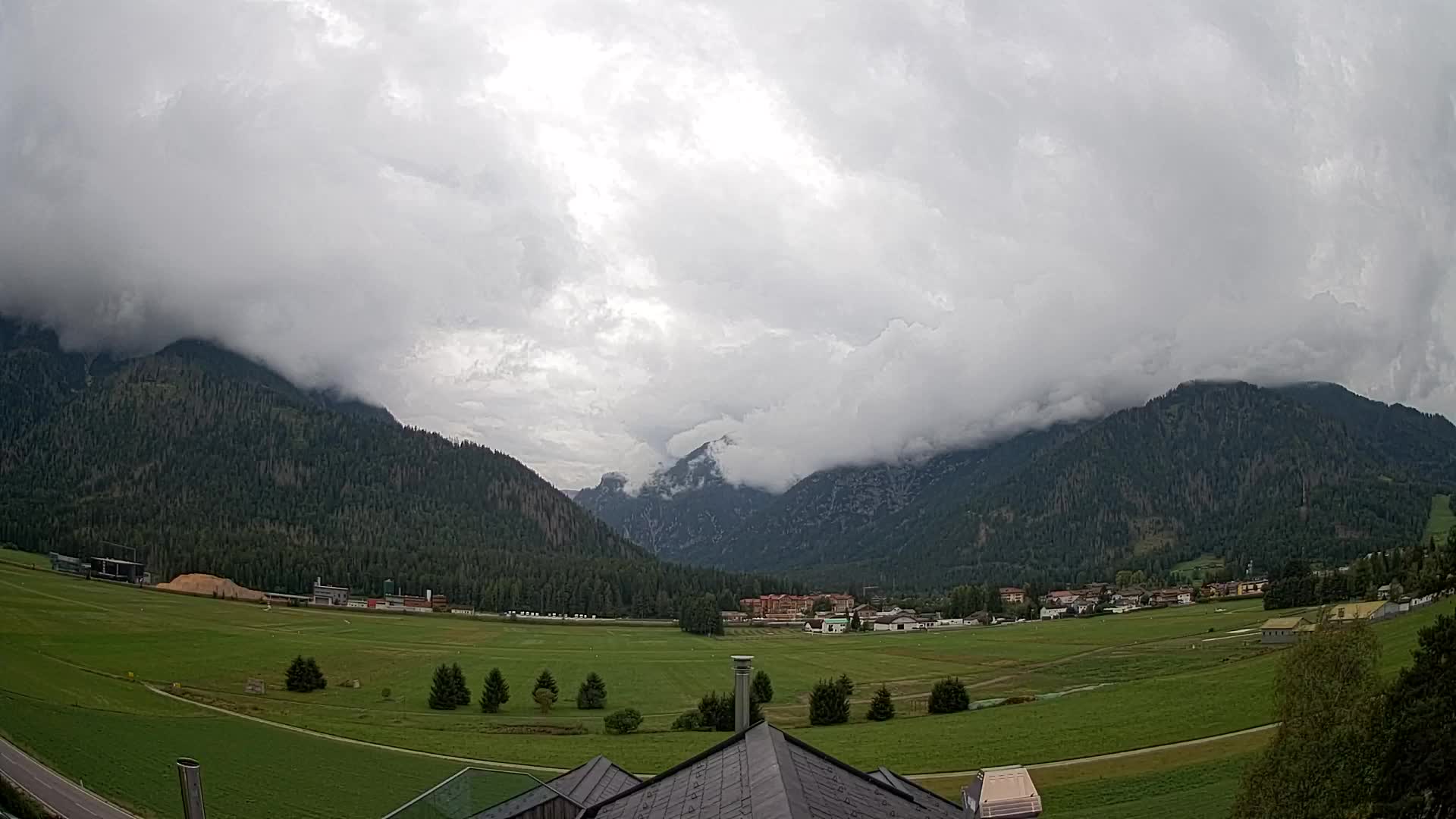 Webcam Toblach Dolomites – Vue depuis l’Hôtel Rosengarten