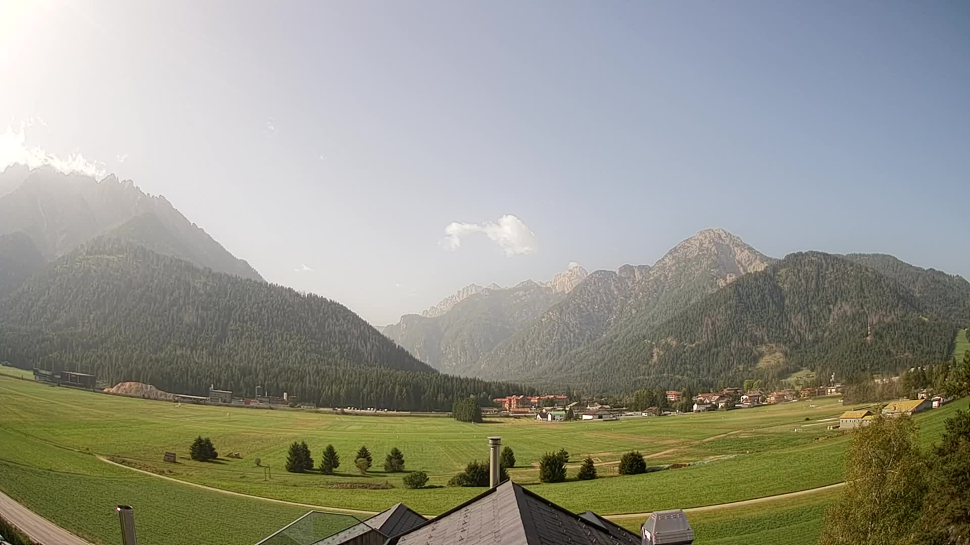 Webcam Toblach Dolomiten – Blick vom Hotel Rosengarten