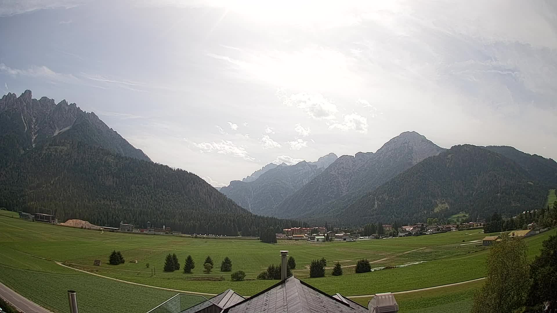 Webcam Toblach Dolomites – Vue depuis l’Hôtel Rosengarten