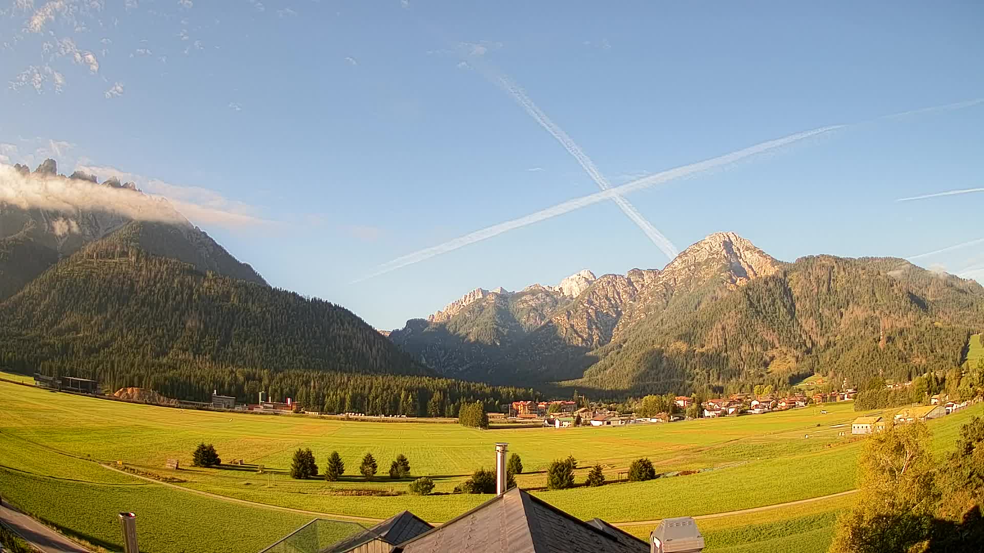 Webcam Toblach Dolomites – Vue depuis l’Hôtel Rosengarten