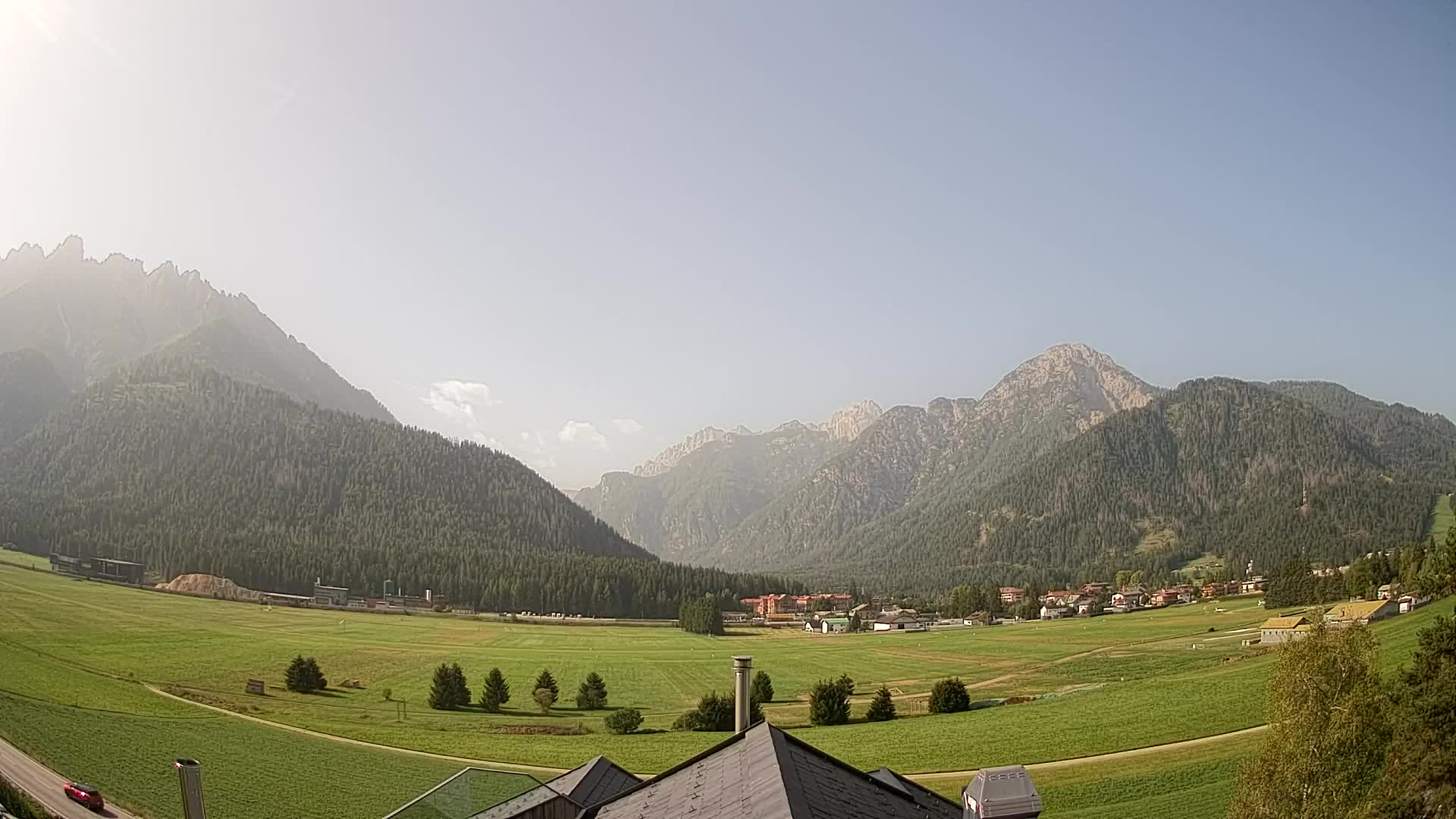Webcam Toblach Dolomites – Vue depuis l’Hôtel Rosengarten