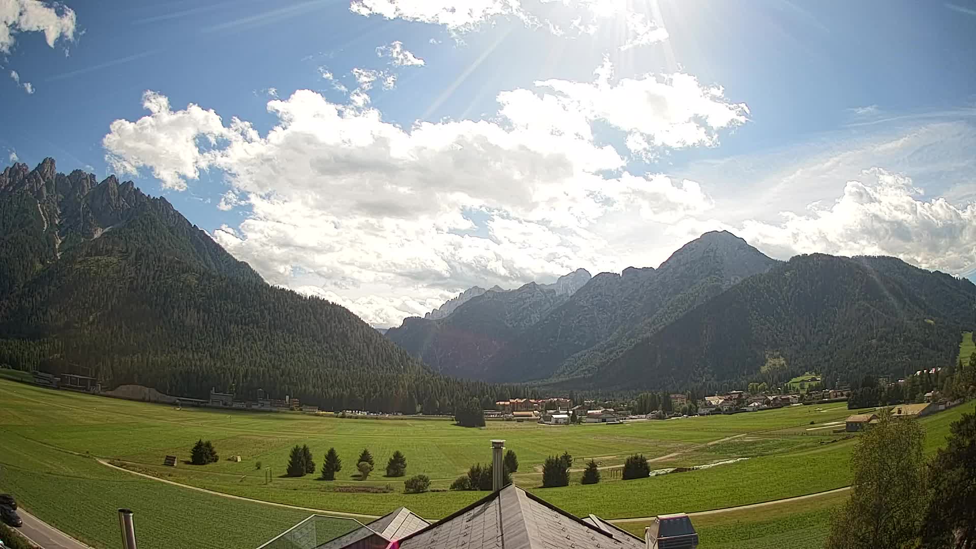 Webcam Toblach Dolomiten – Blick vom Hotel Rosengarten