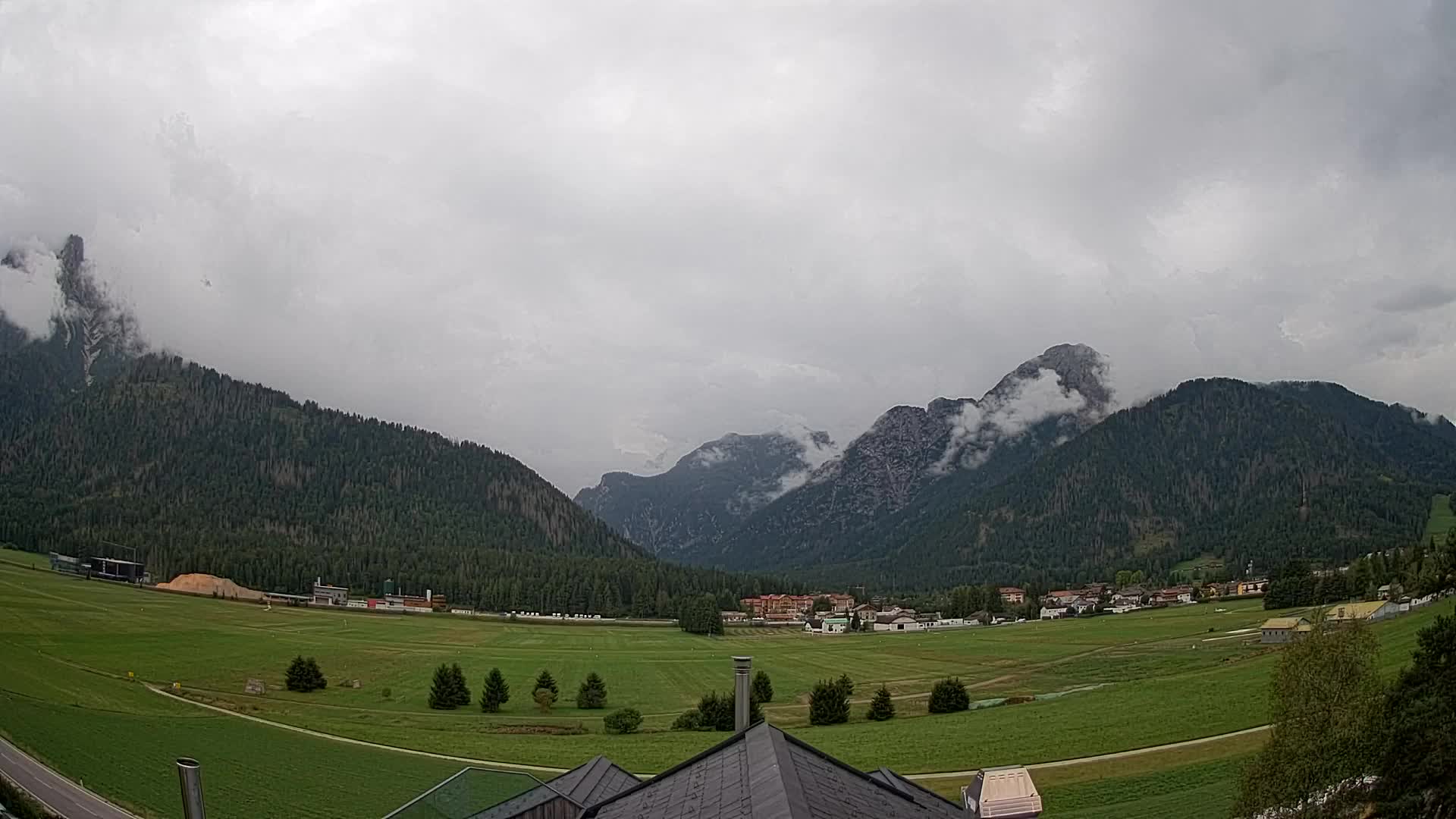 Webcam Toblach Dolomites – Vue depuis l’Hôtel Rosengarten