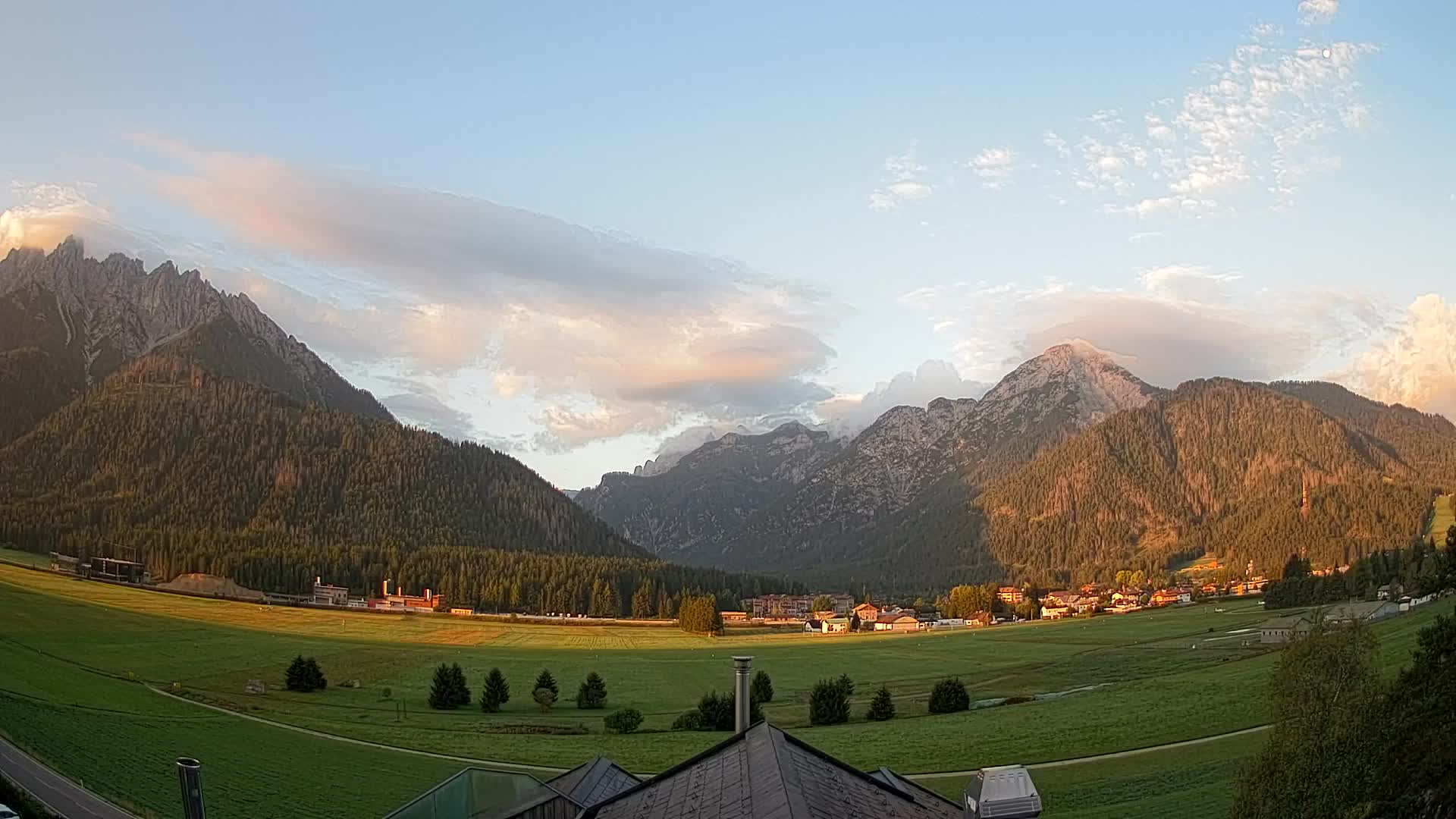 Webcam Toblach Dolomiten – Blick vom Hotel Rosengarten
