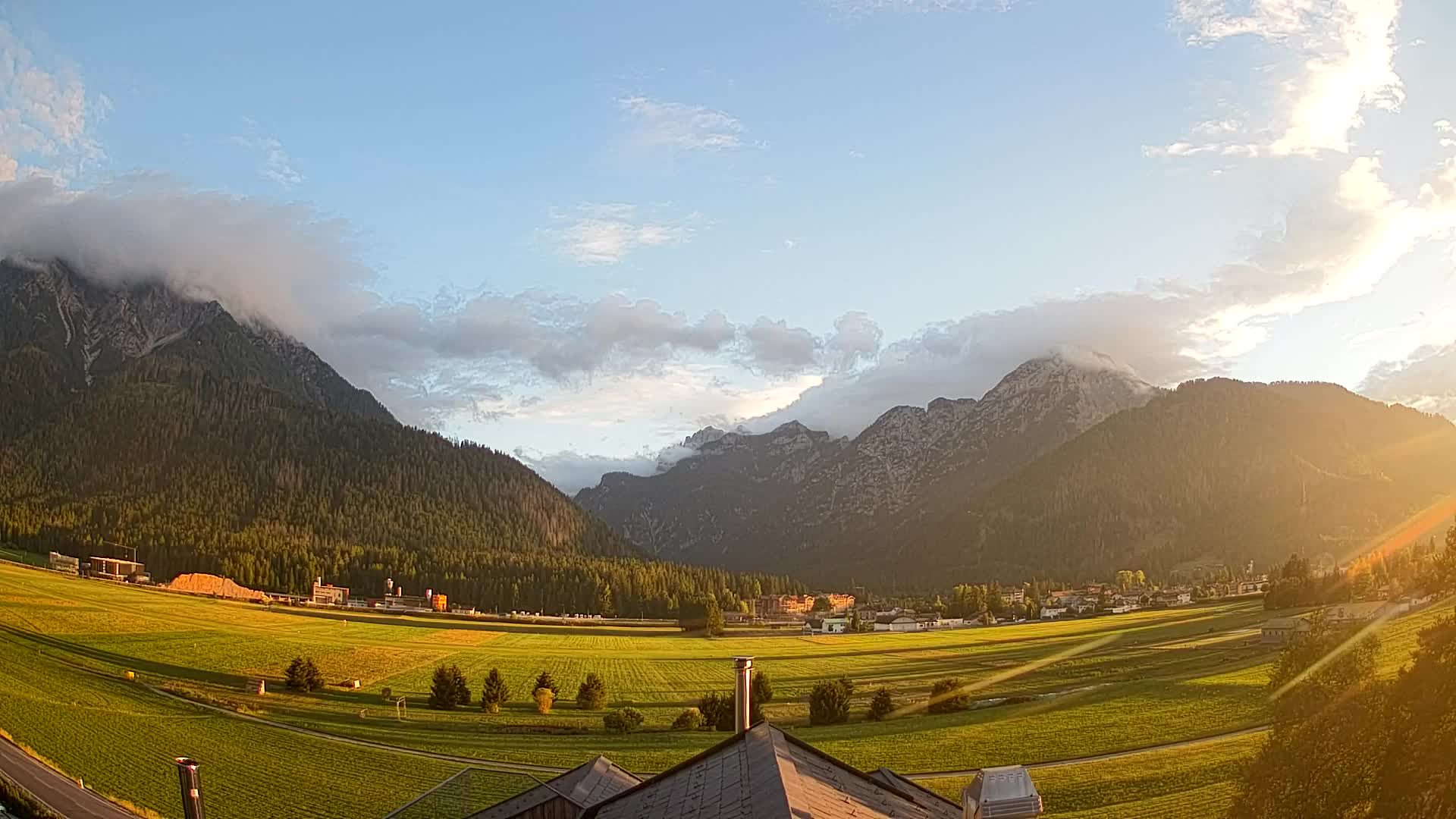 Webcam Toblach Dolomites – Vue depuis l’Hôtel Rosengarten