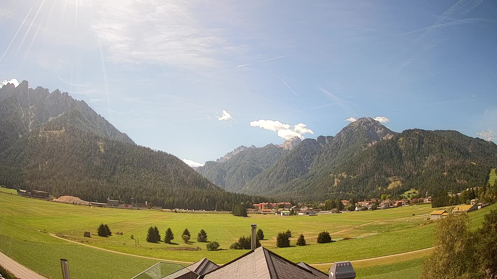Webcam Toblach Dolomitas – Vista desde el Hotel Rosengarten