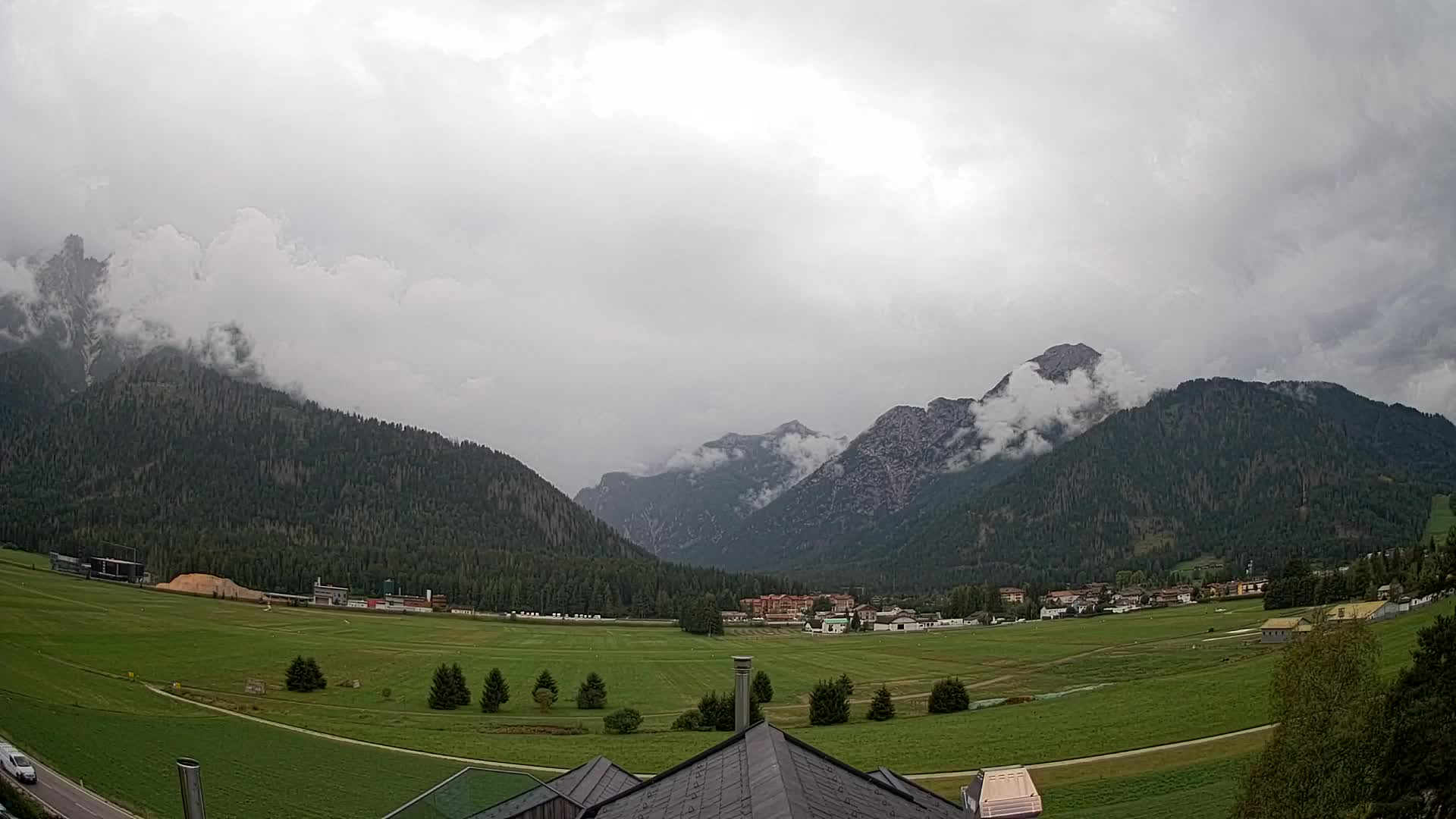 Webcam Toblach Dolomitas – Vista desde el Hotel Rosengarten