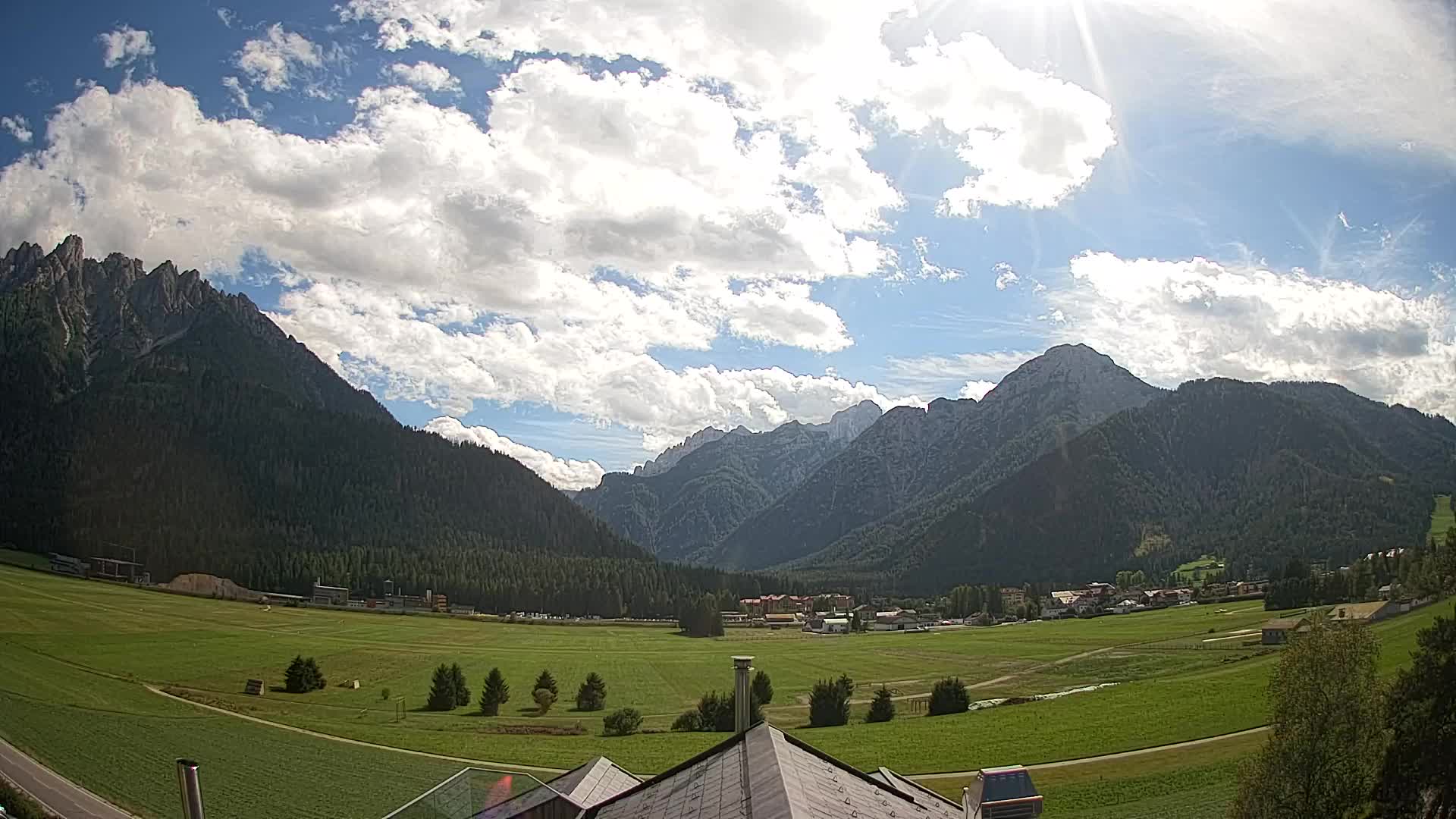 Webcam Toblach Dolomites – Vue depuis l’Hôtel Rosengarten