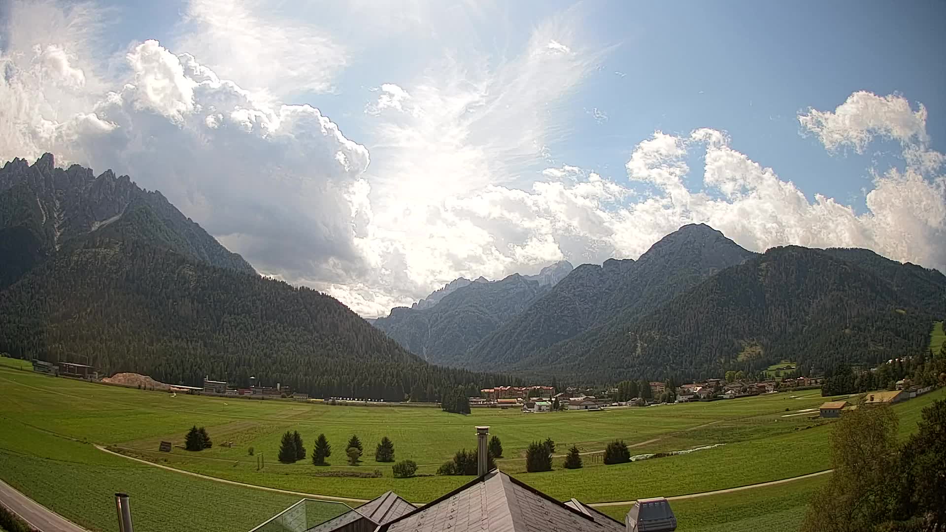 Webcam Toblach Dolomites – Vue depuis l’Hôtel Rosengarten