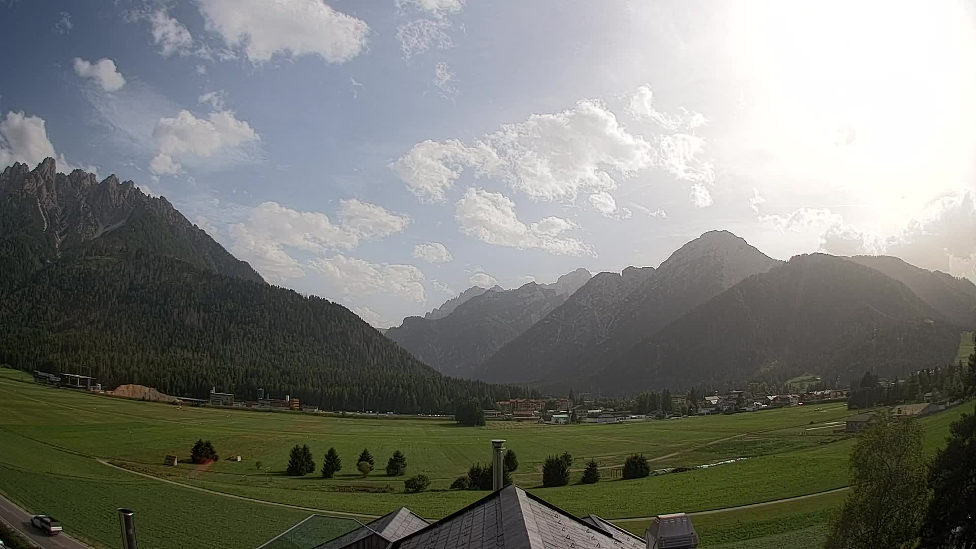 Webcam Toblach Dolomites – Vue depuis l’Hôtel Rosengarten