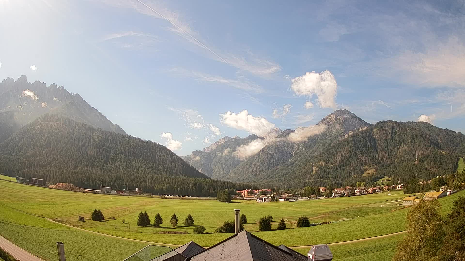 Webcam Toblach Dolomiten – Blick vom Hotel Rosengarten