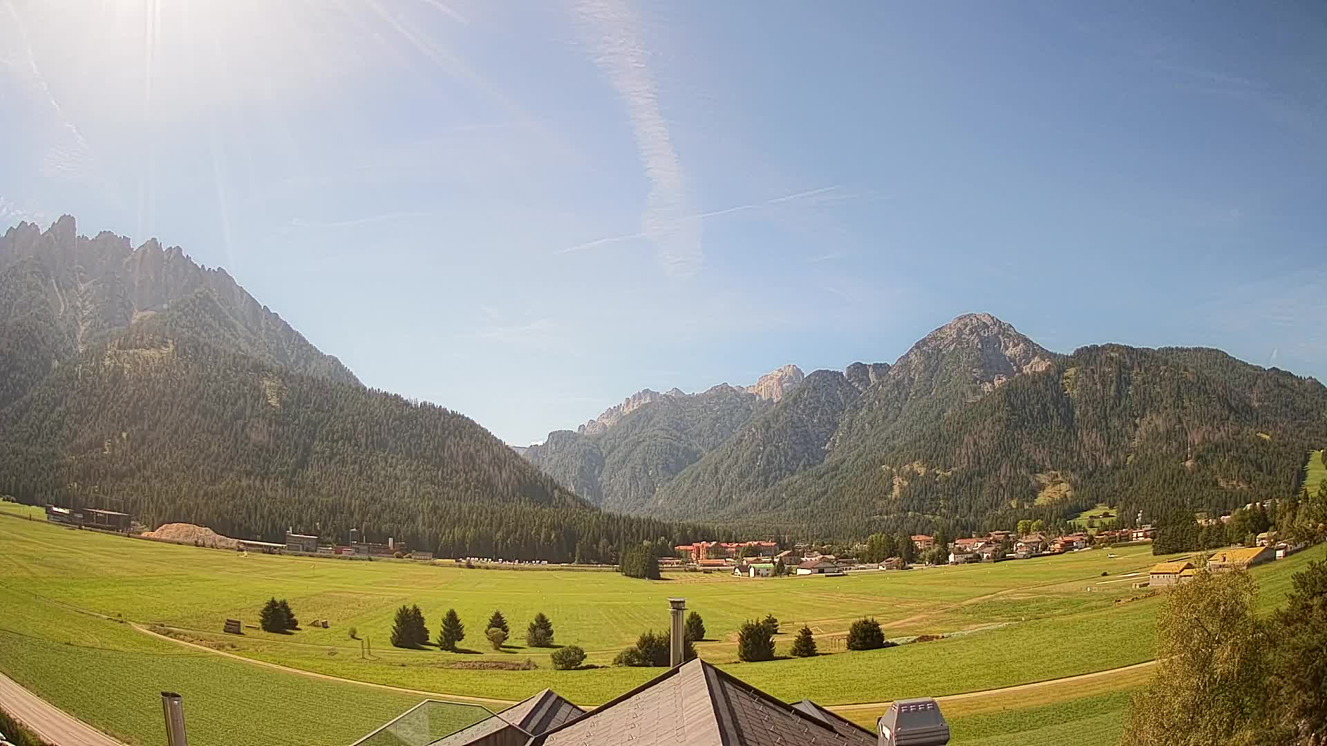 Webcam Toblach Dolomites – Vue depuis l’Hôtel Rosengarten