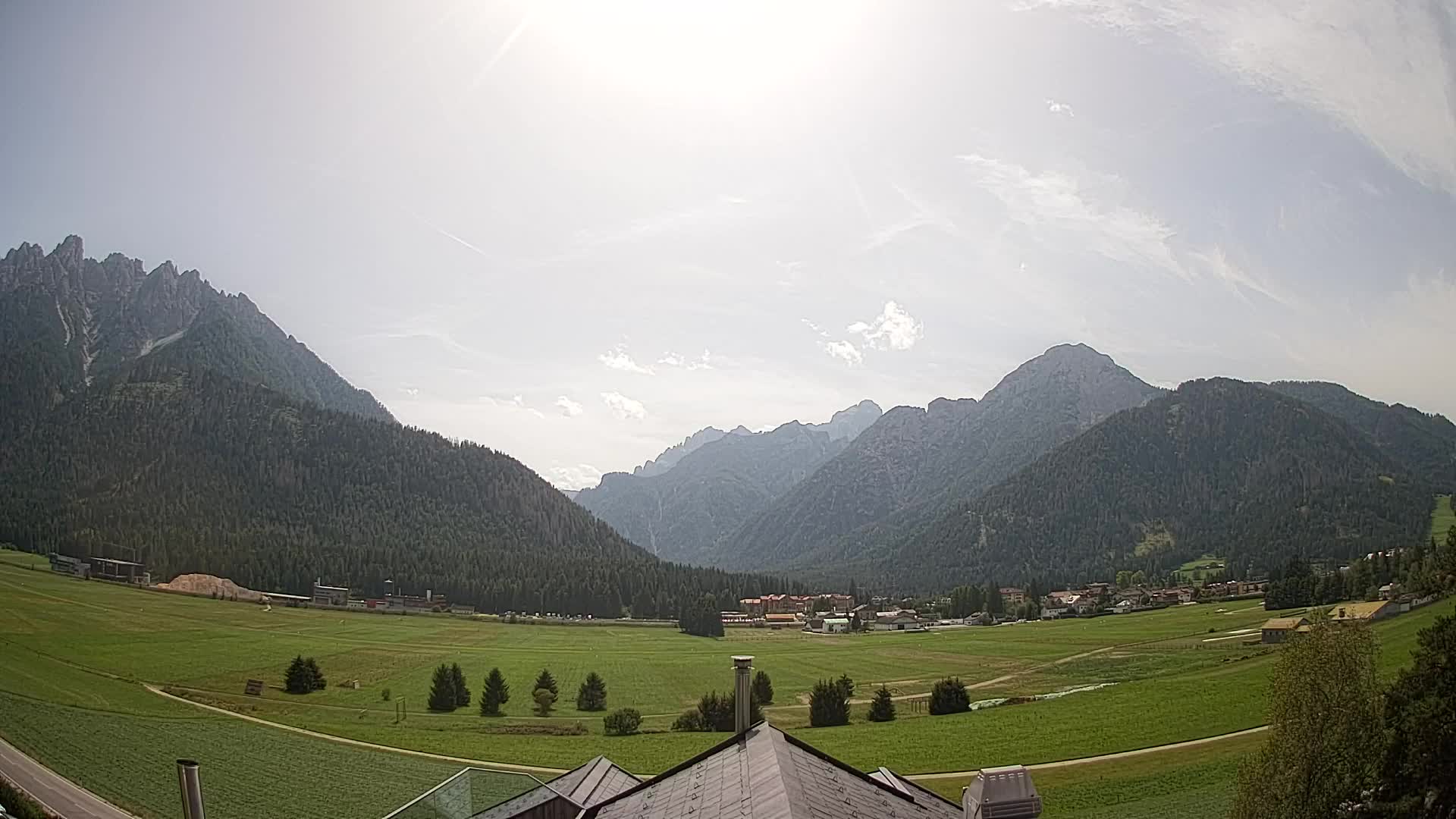 Webcam Toblach Dolomiten – Blick vom Hotel Rosengarten