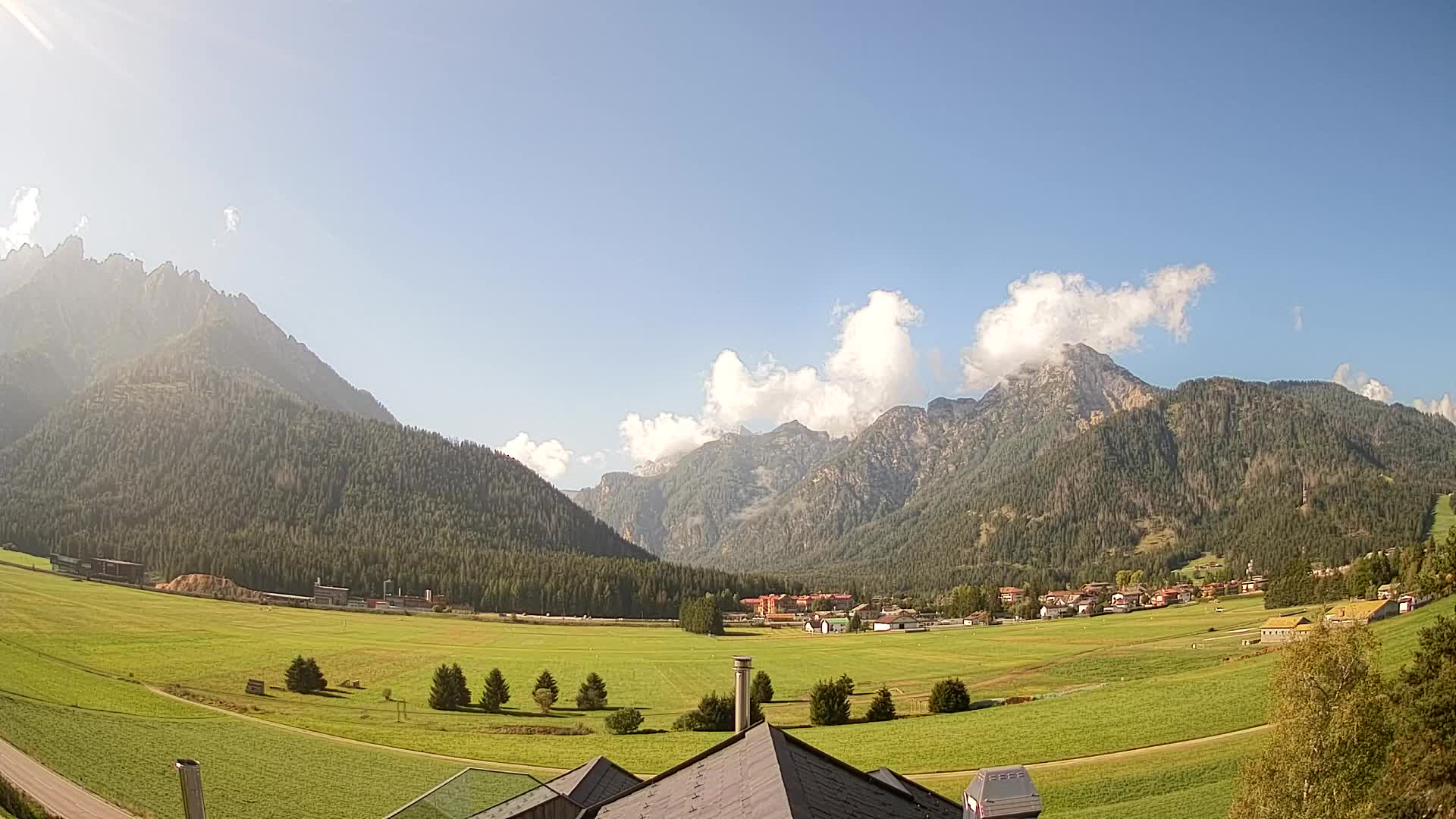 Webcam Toblach Dolomiten – Blick vom Hotel Rosengarten