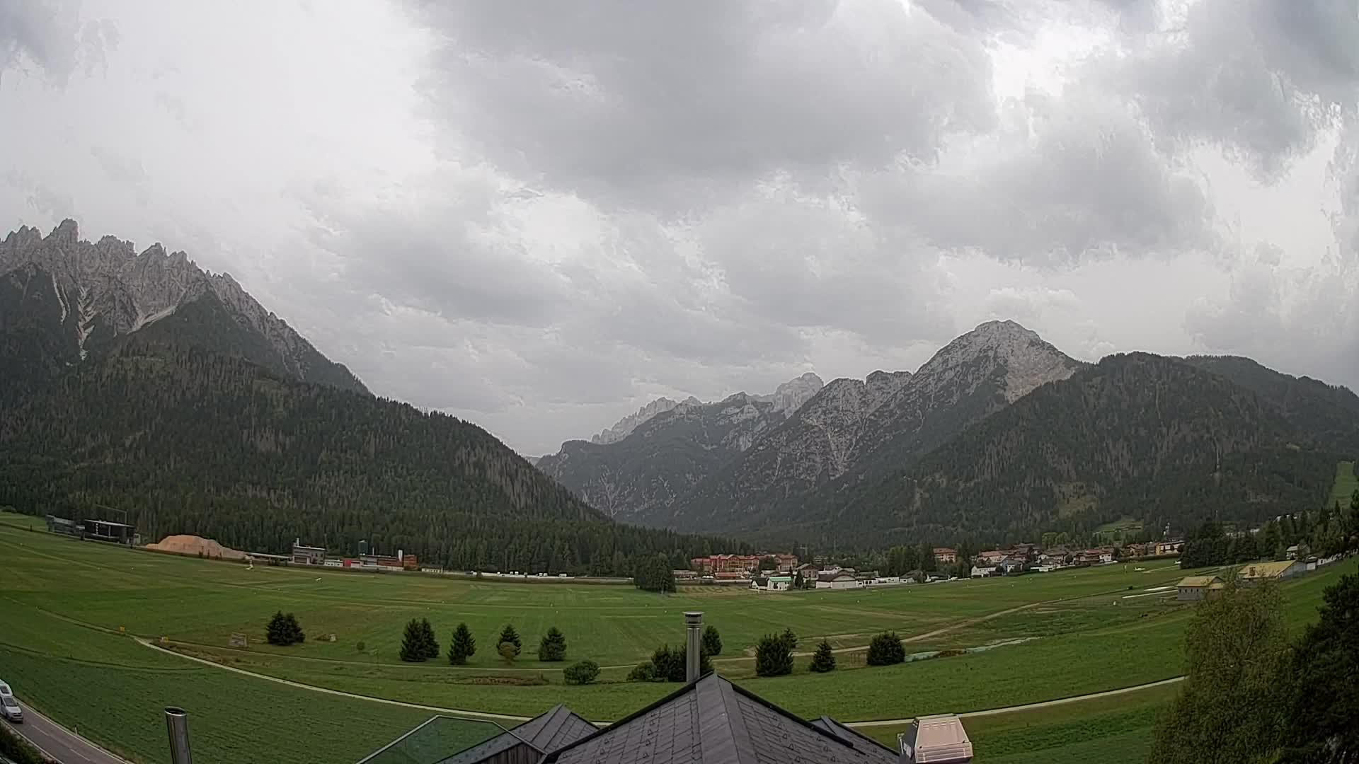 Webcam Toblach Dolomites – Vue depuis l’Hôtel Rosengarten