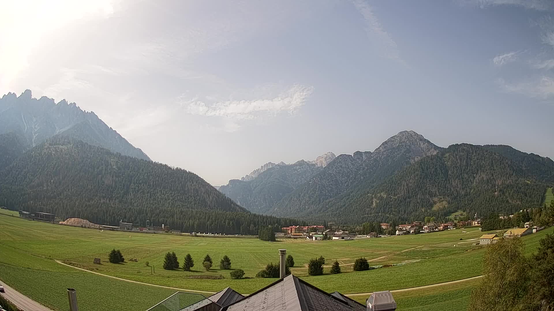 Webcam Toblach Dolomites – Vue depuis l’Hôtel Rosengarten