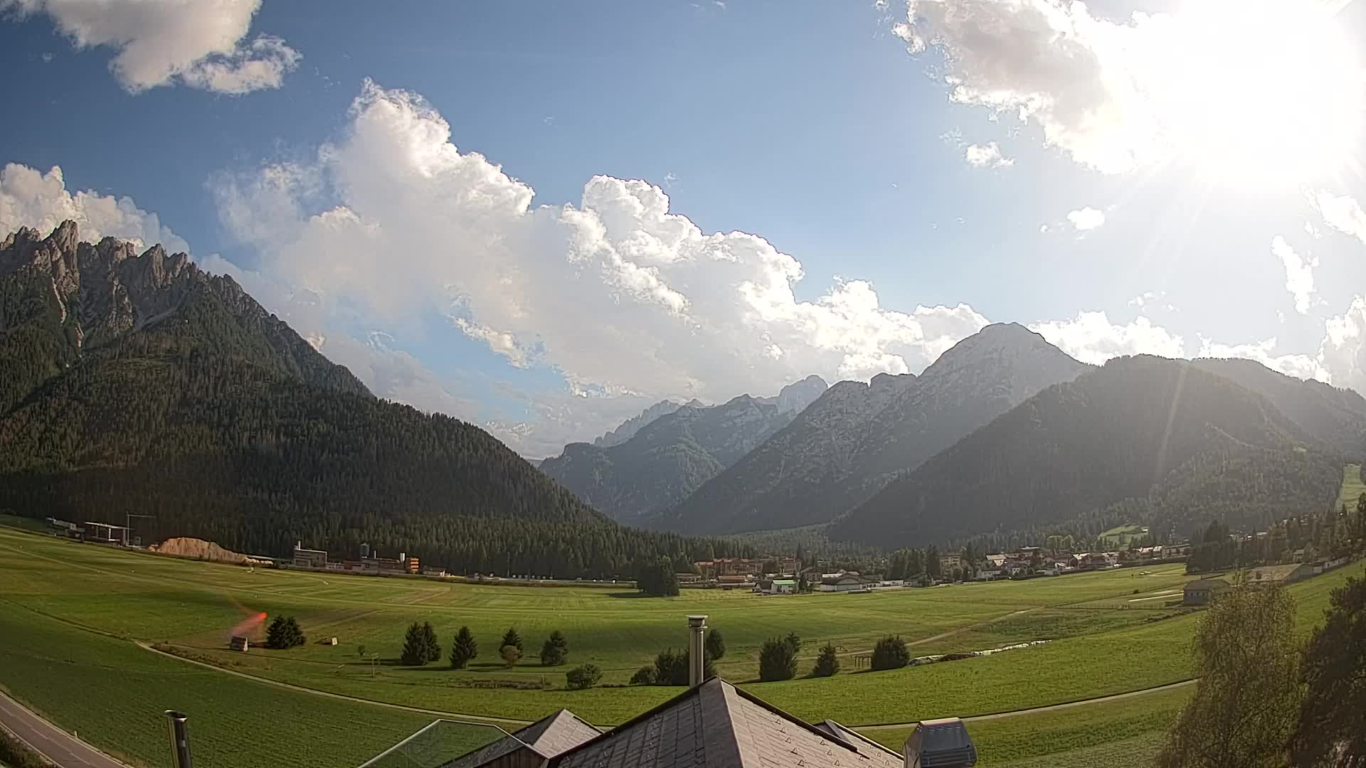 Webcam Toblach Dolomiten – Blick vom Hotel Rosengarten