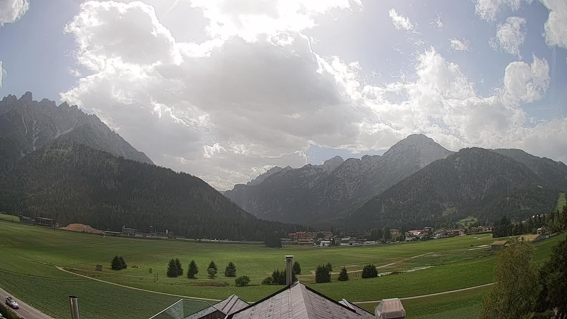 Webcam Toblach Dolomiten – Blick vom Hotel Rosengarten