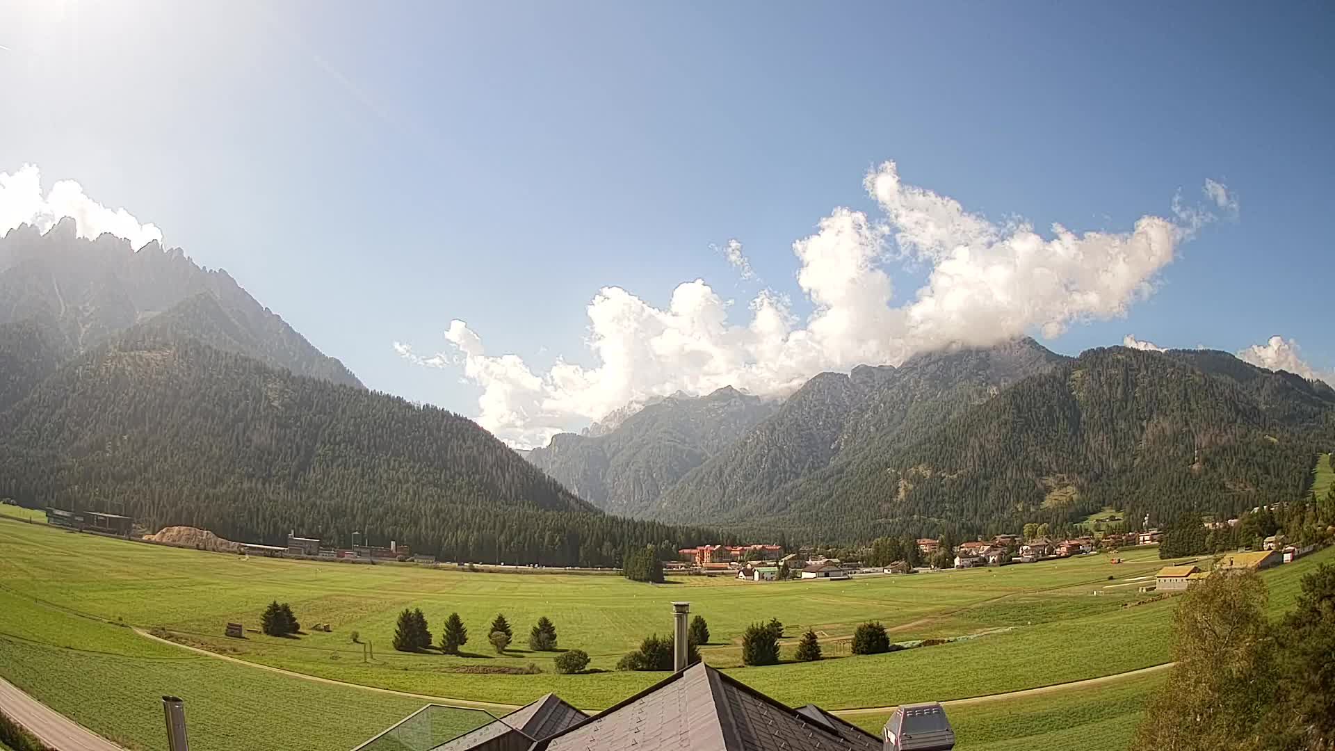 Webcam Toblach Dolomiten – Blick vom Hotel Rosengarten