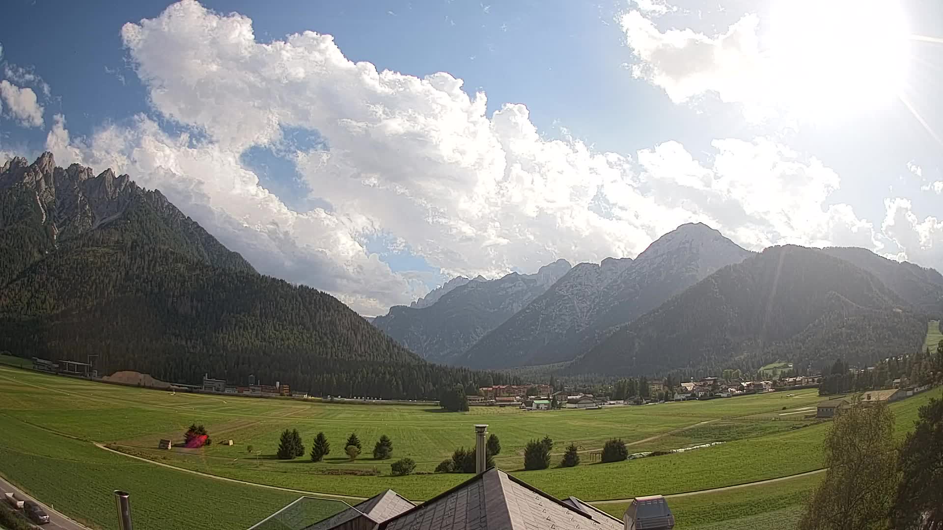 Webcam Toblach Dolomites – Vue depuis l’Hôtel Rosengarten