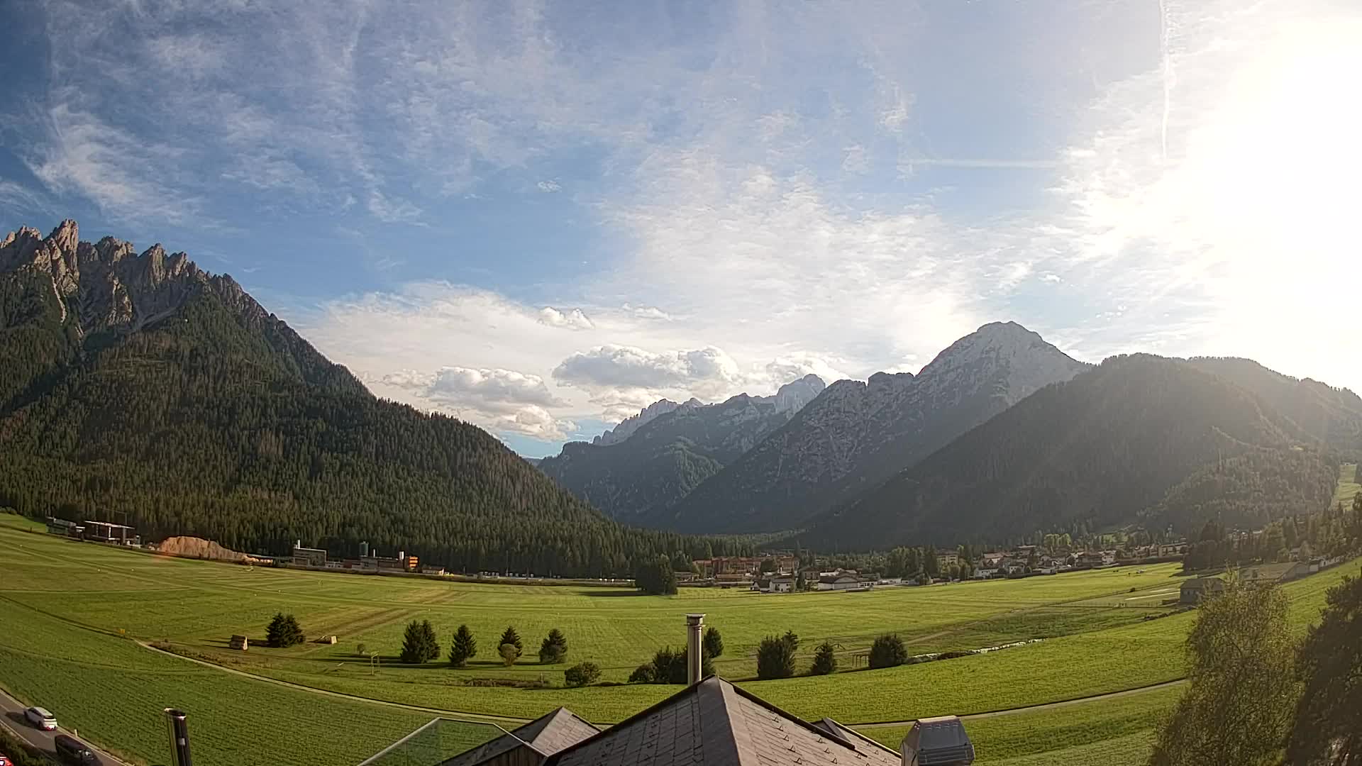 Webcam Toblach Dolomites – Vue depuis l’Hôtel Rosengarten