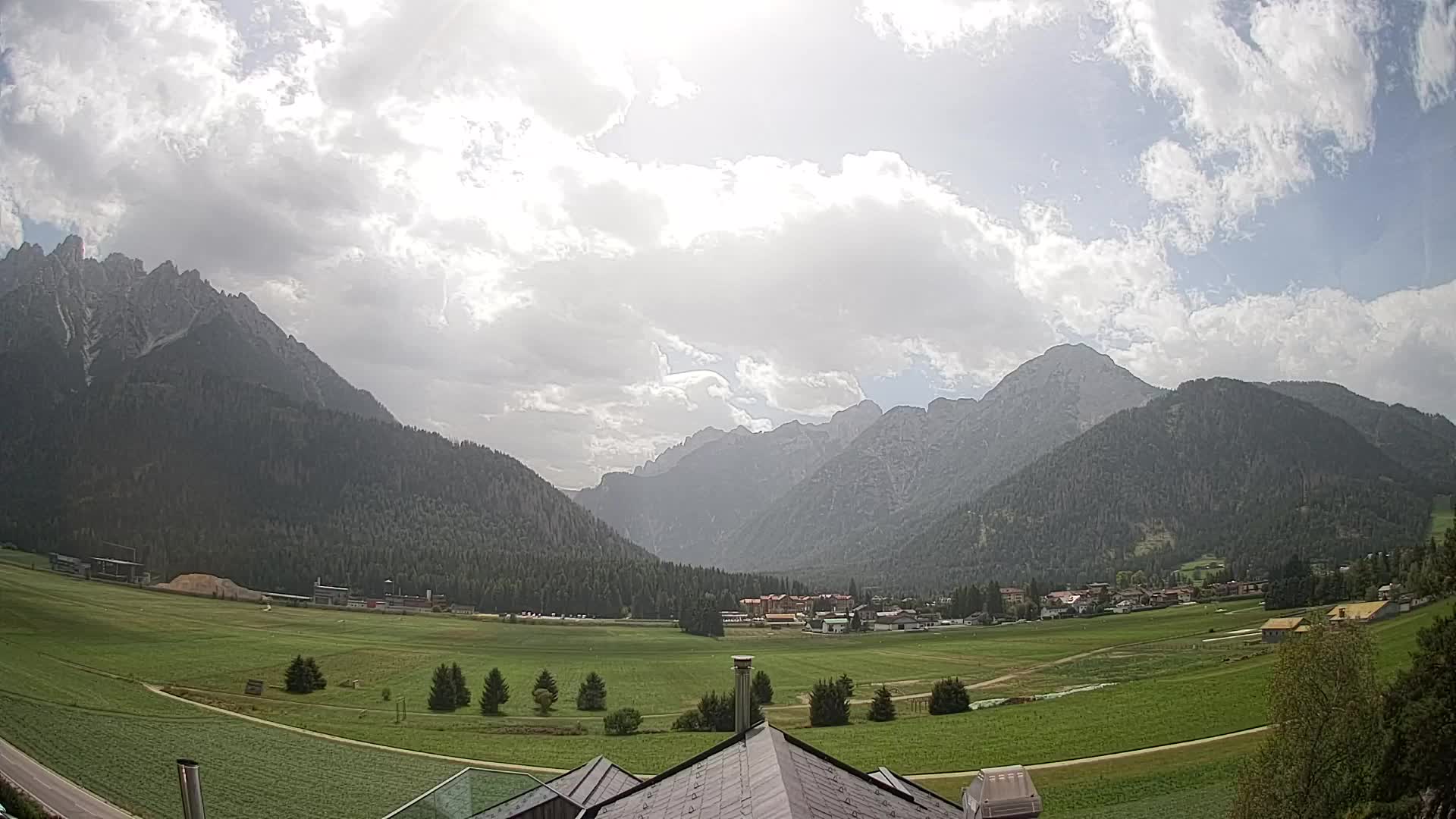 Webcam Toblach Dolomiten – Blick vom Hotel Rosengarten