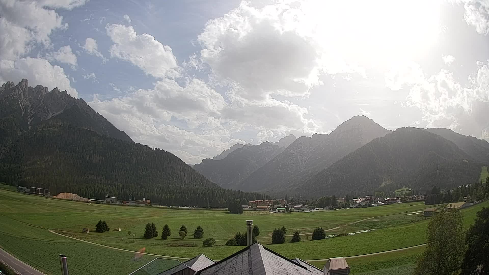 Webcam Toblach Dolomites – Vue depuis l’Hôtel Rosengarten