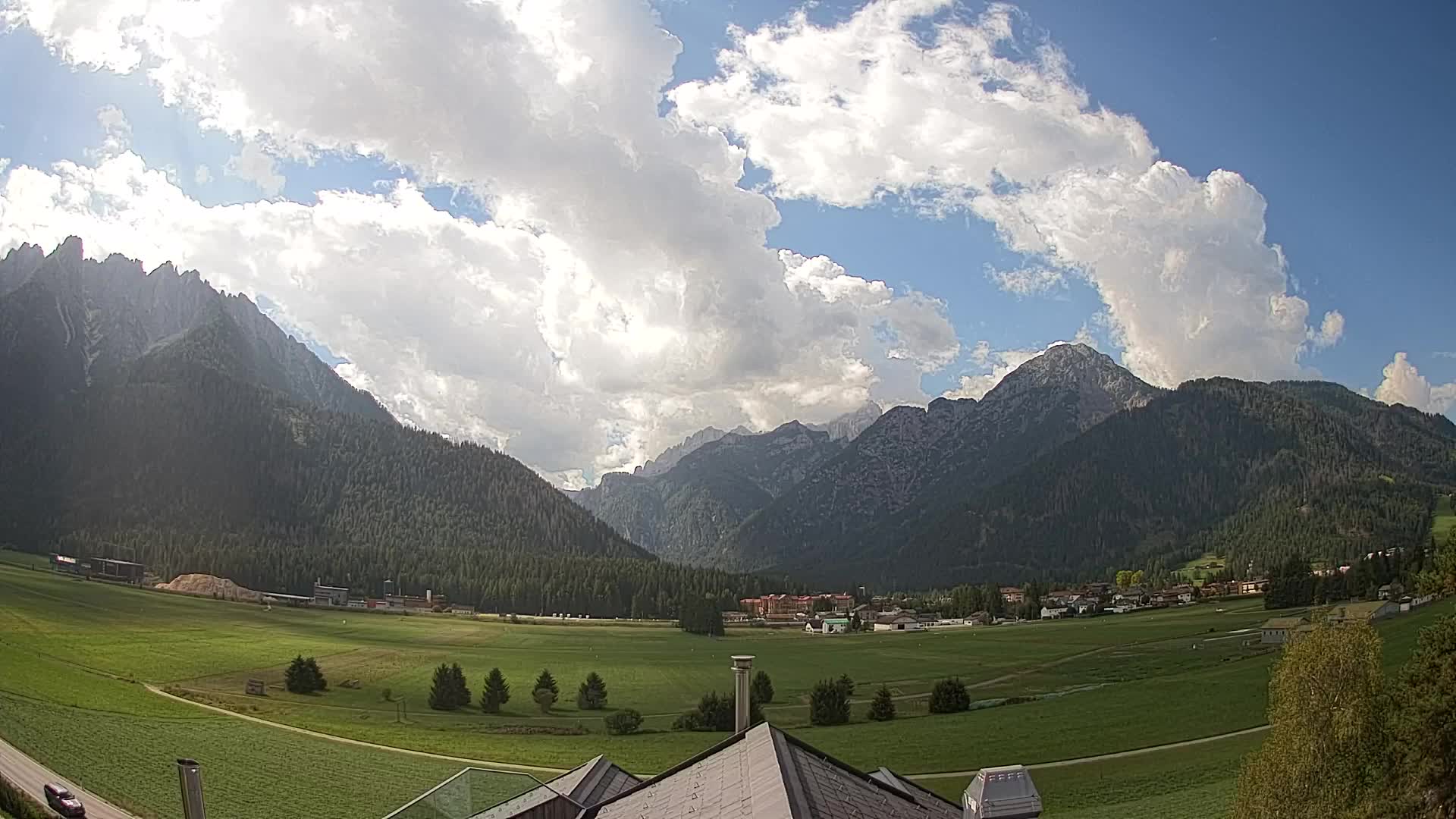 Webcam Toblach Dolomites – Vue depuis l’Hôtel Rosengarten