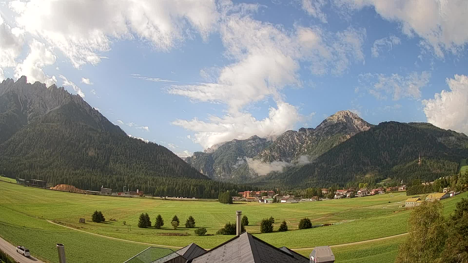 Webcam Toblach Dolomites – Vue depuis l’Hôtel Rosengarten