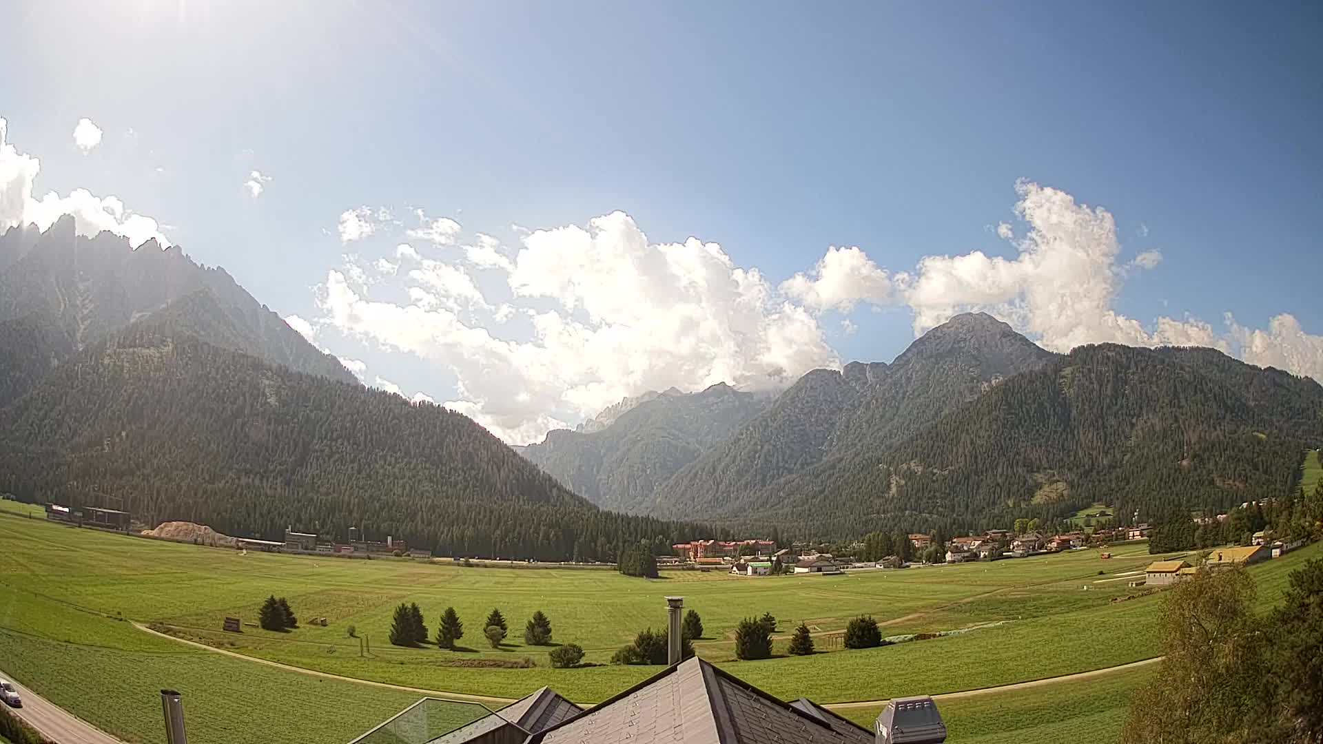 Webcam Toblach Dolomiten – Blick vom Hotel Rosengarten
