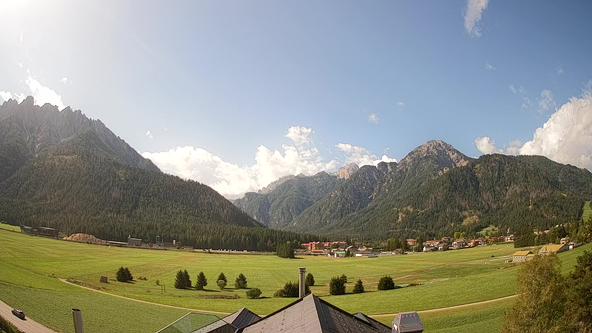 Webcam Toblach Dolomites – Vue depuis l’Hôtel Rosengarten