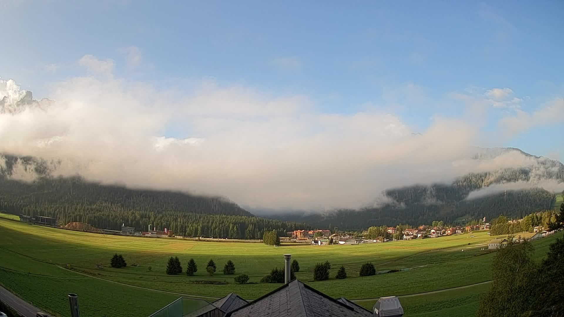 Webcam Toblach Dolomitas – Vista desde el Hotel Rosengarten