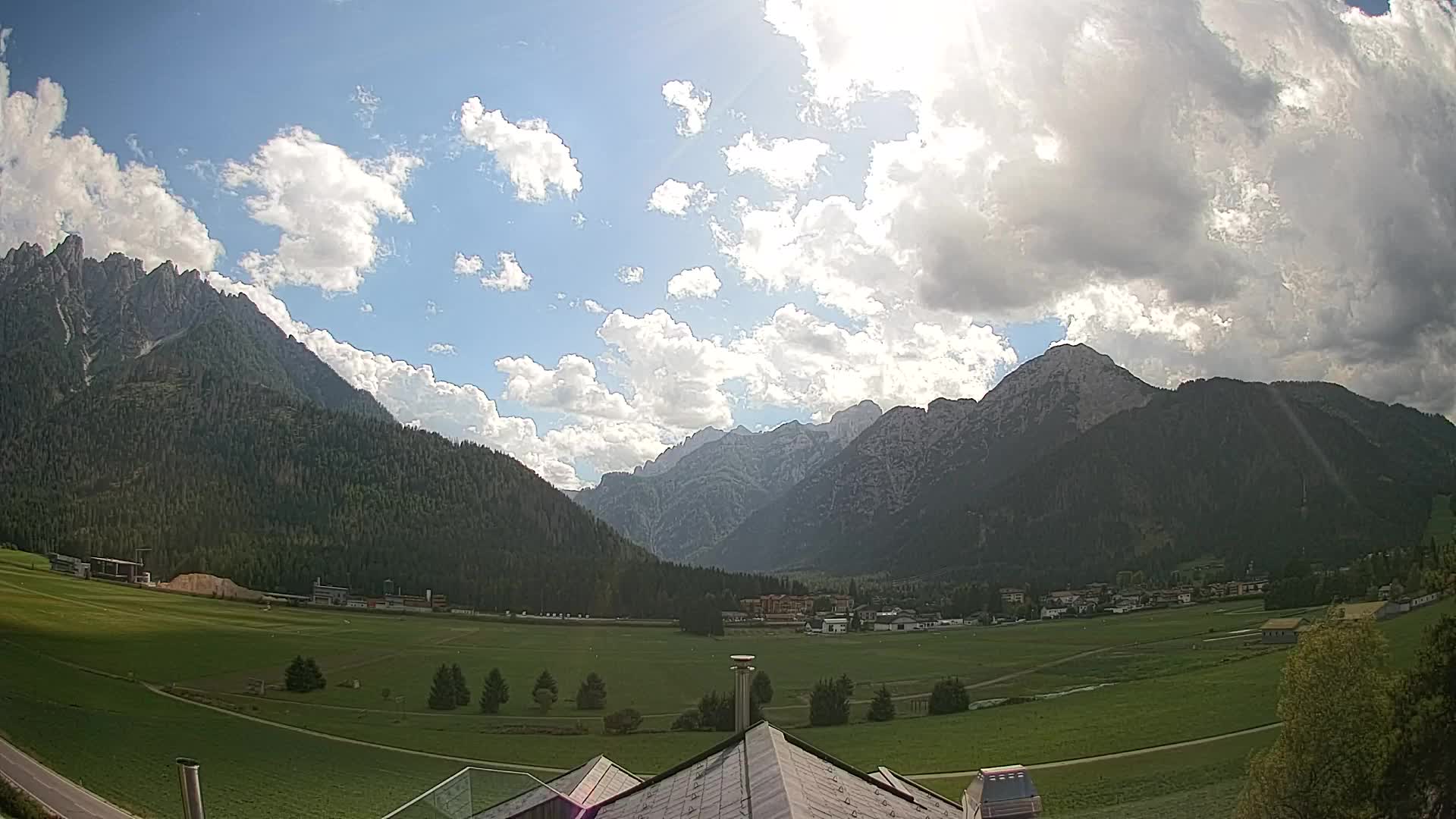 Webcam Toblach Dolomitas – Vista desde el Hotel Rosengarten