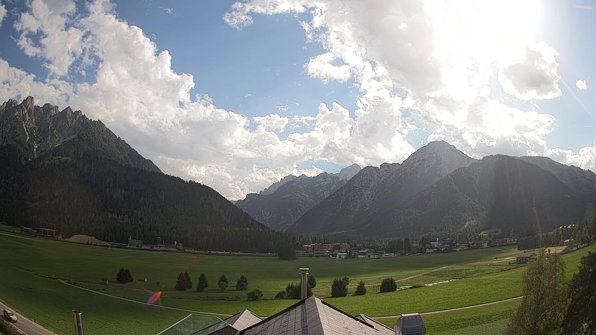 Webcam Toblach Dolomiten – Blick vom Hotel Rosengarten