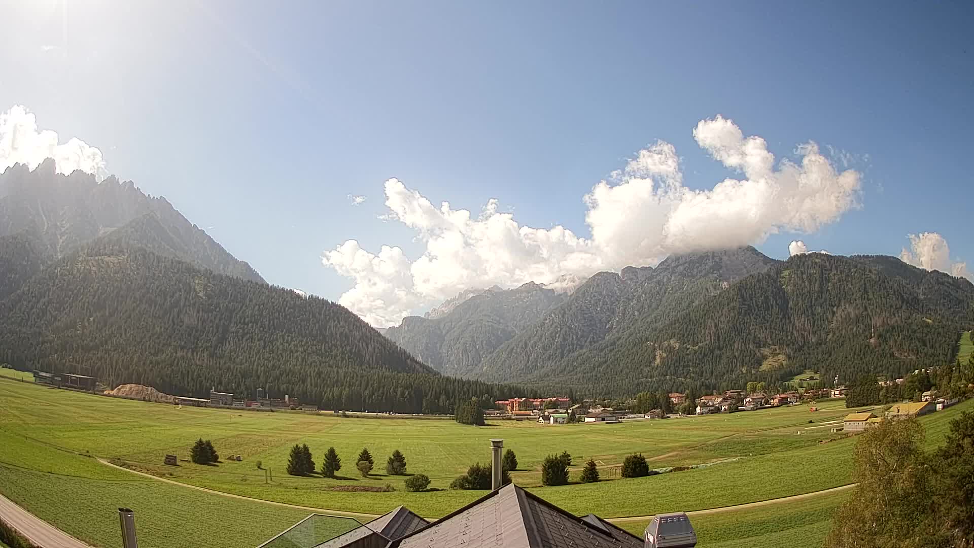 Webcam Toblach Dolomiten – Blick vom Hotel Rosengarten