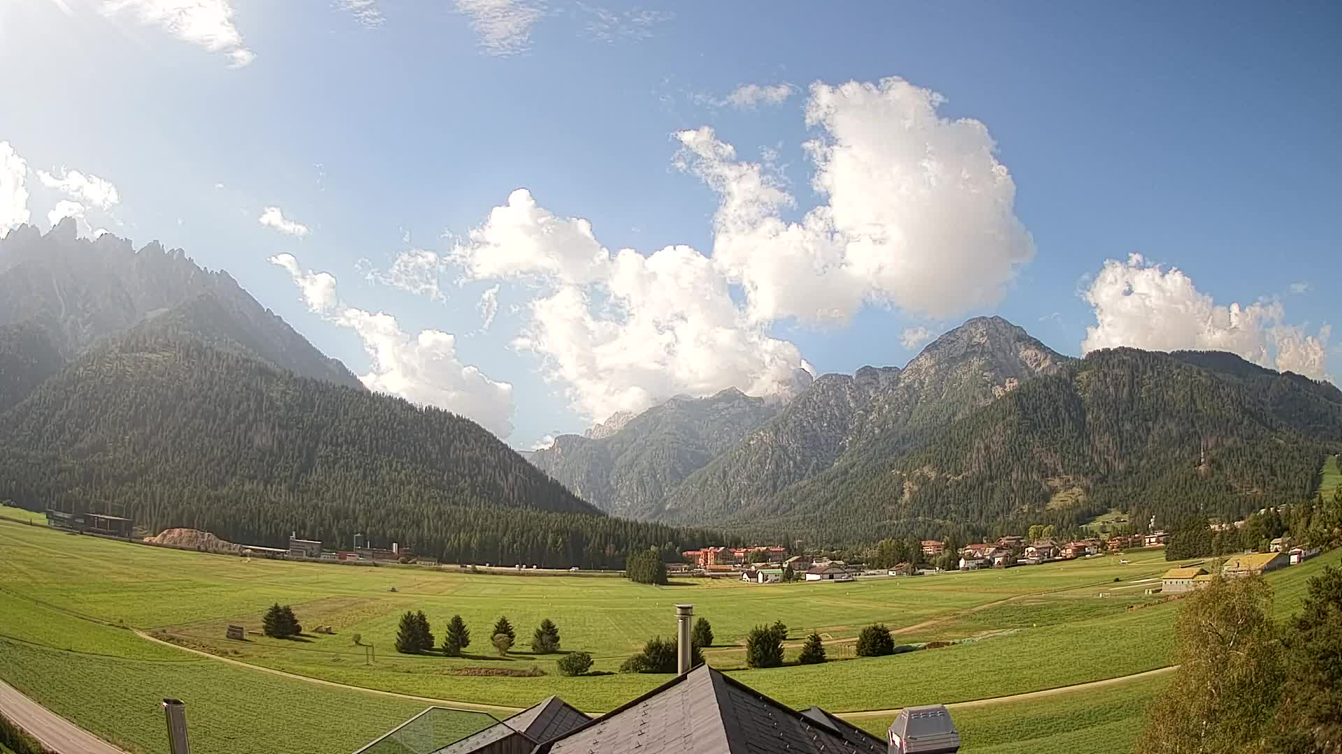 Webcam Toblach Dolomites – Vue depuis l’Hôtel Rosengarten