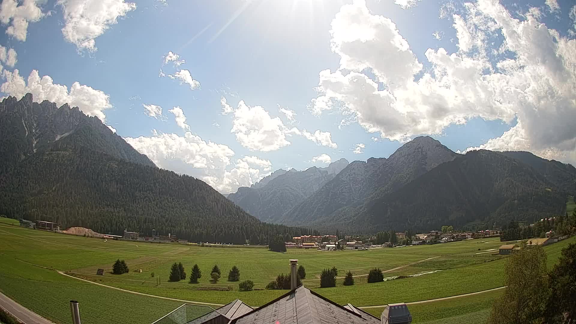 Webcam Toblach Dolomiten – Blick vom Hotel Rosengarten