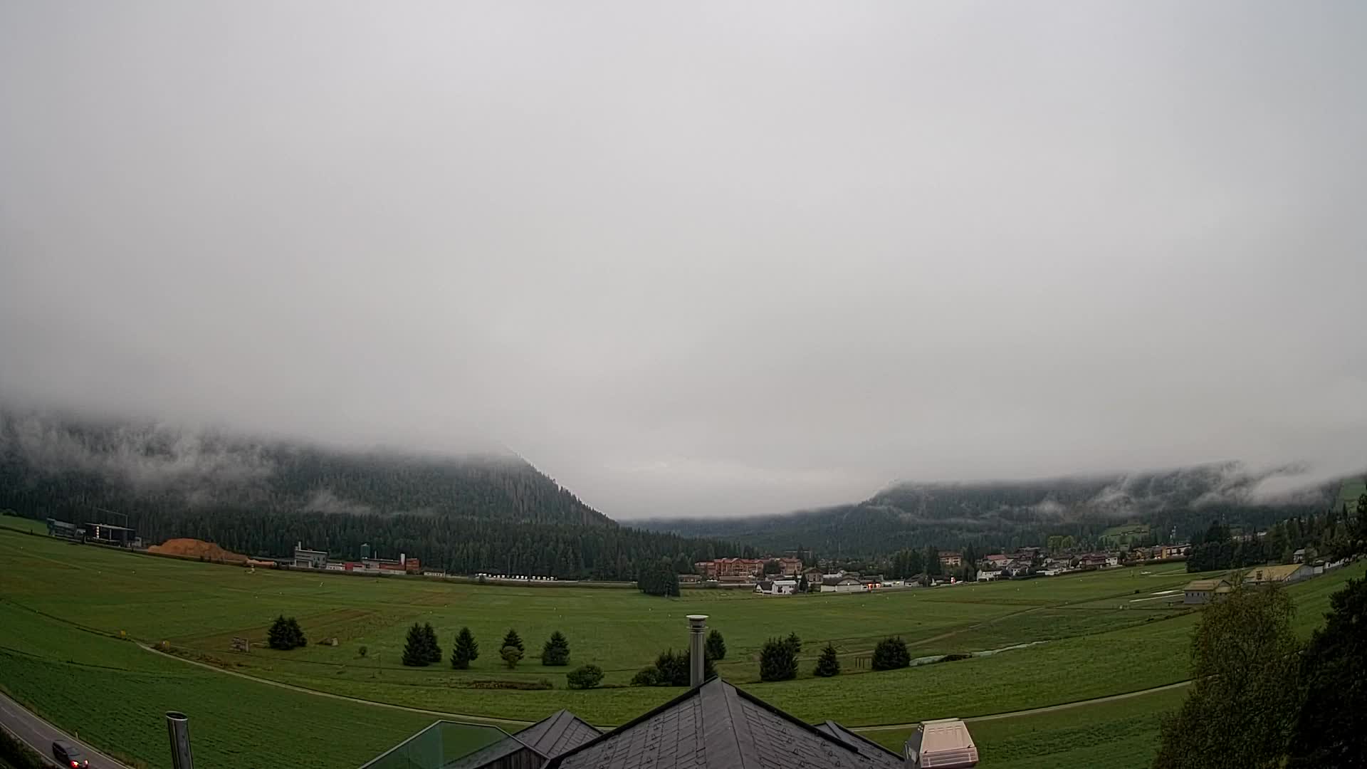 Webcam Toblach Dolomites – View from Hotel Rosengarten