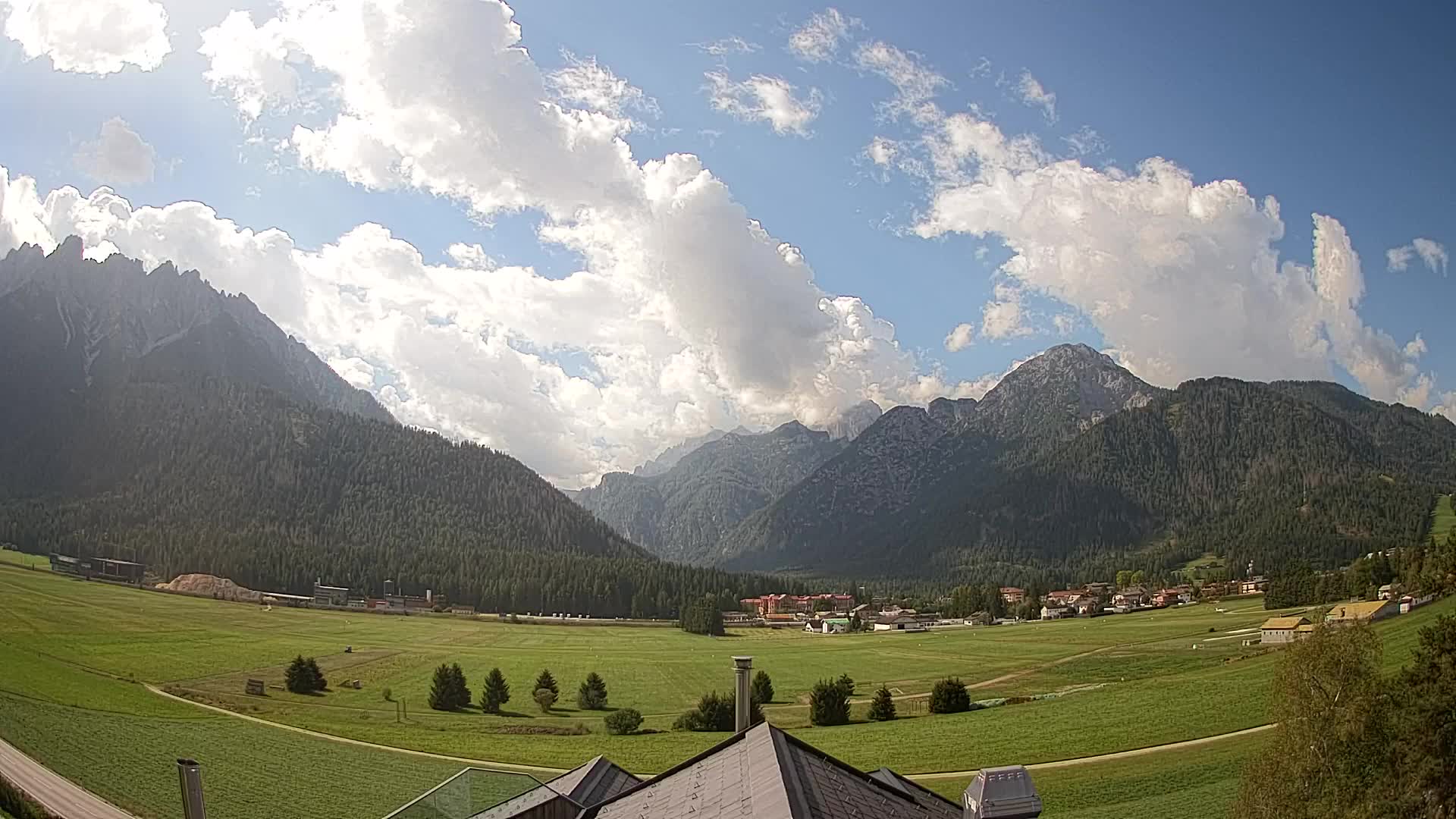 Webcam Toblach Dolomites – Vue depuis l’Hôtel Rosengarten