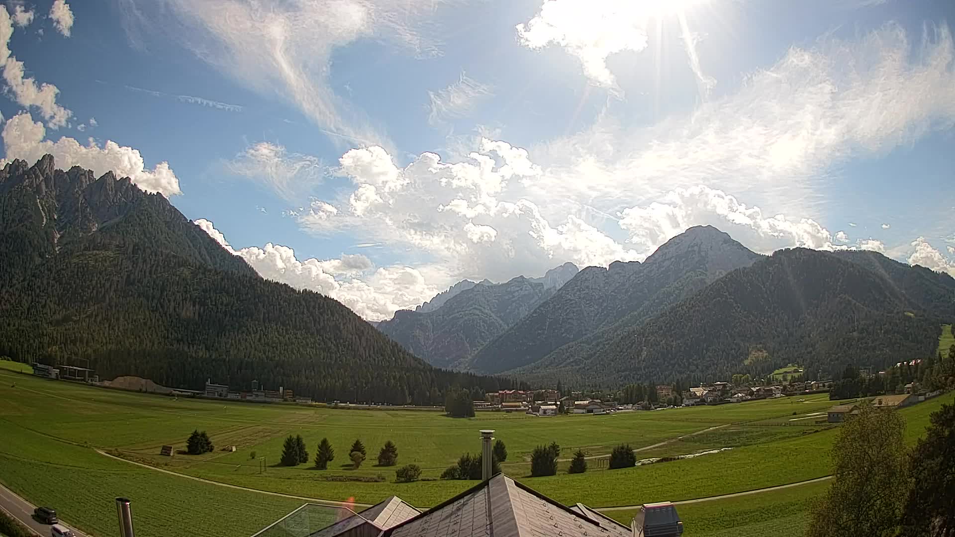 Webcam Toblach Dolomiten – Blick vom Hotel Rosengarten
